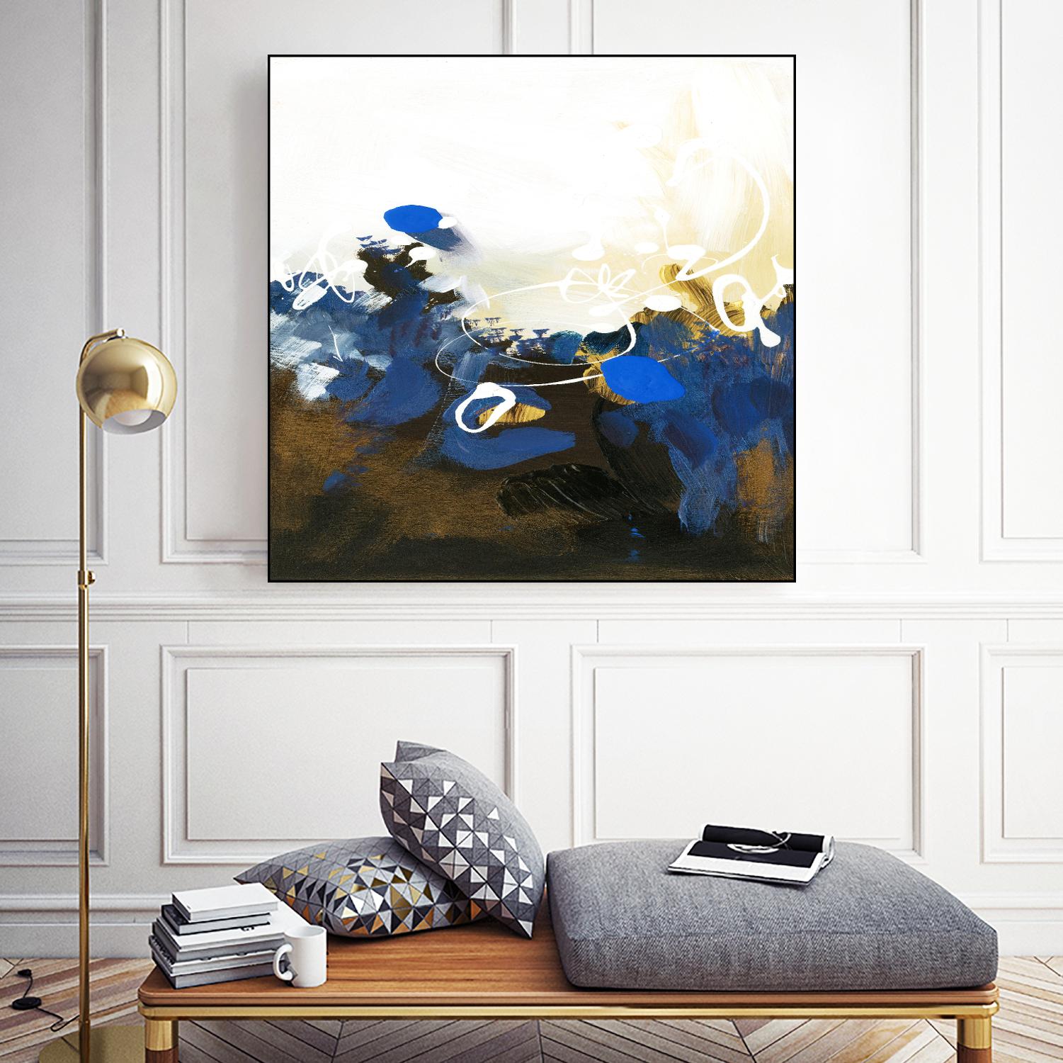 Blue Abstract by Meejlau on GIANT ART - blue abstract