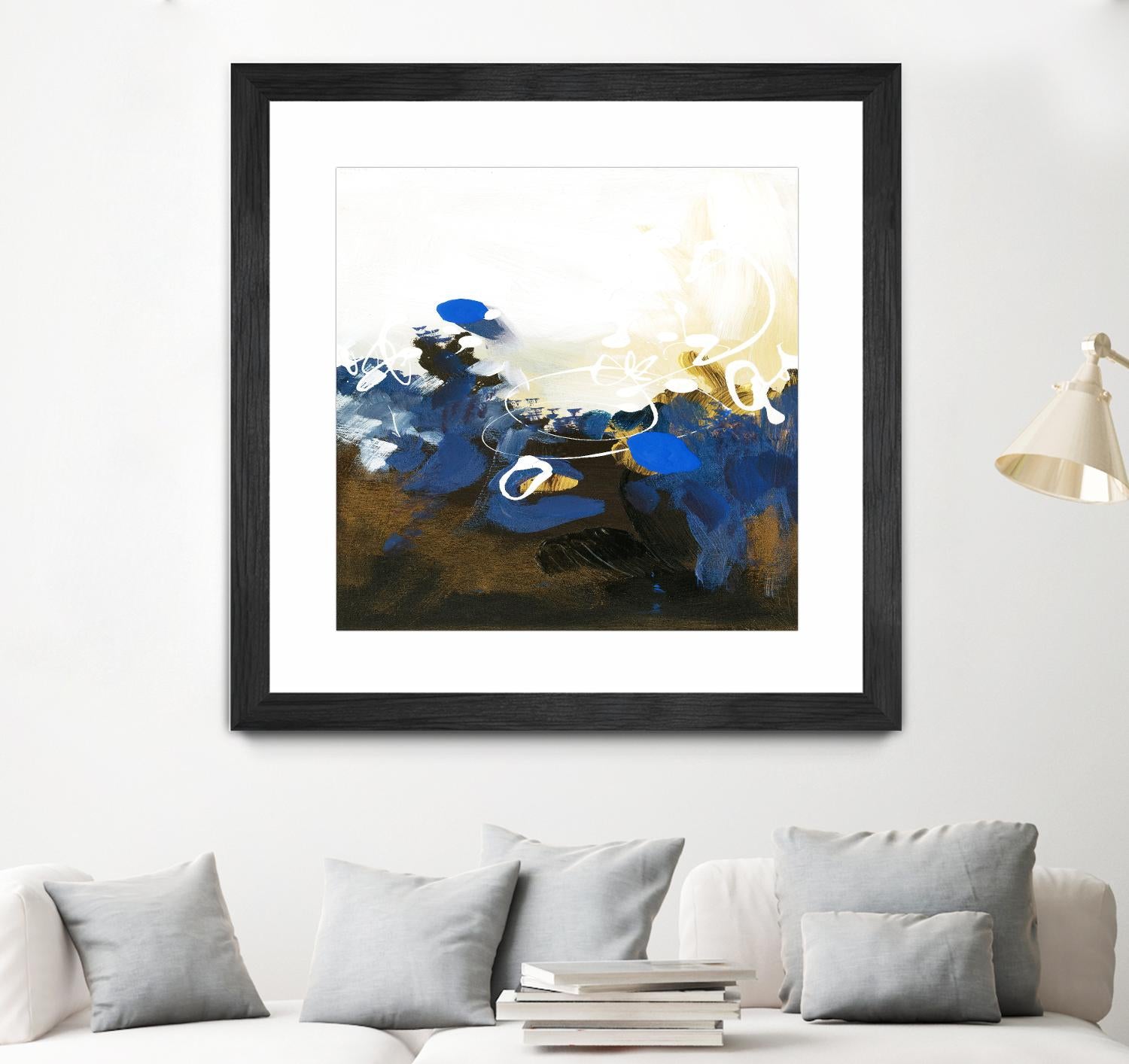 Blue Abstract by Meejlau on GIANT ART - blue abstract