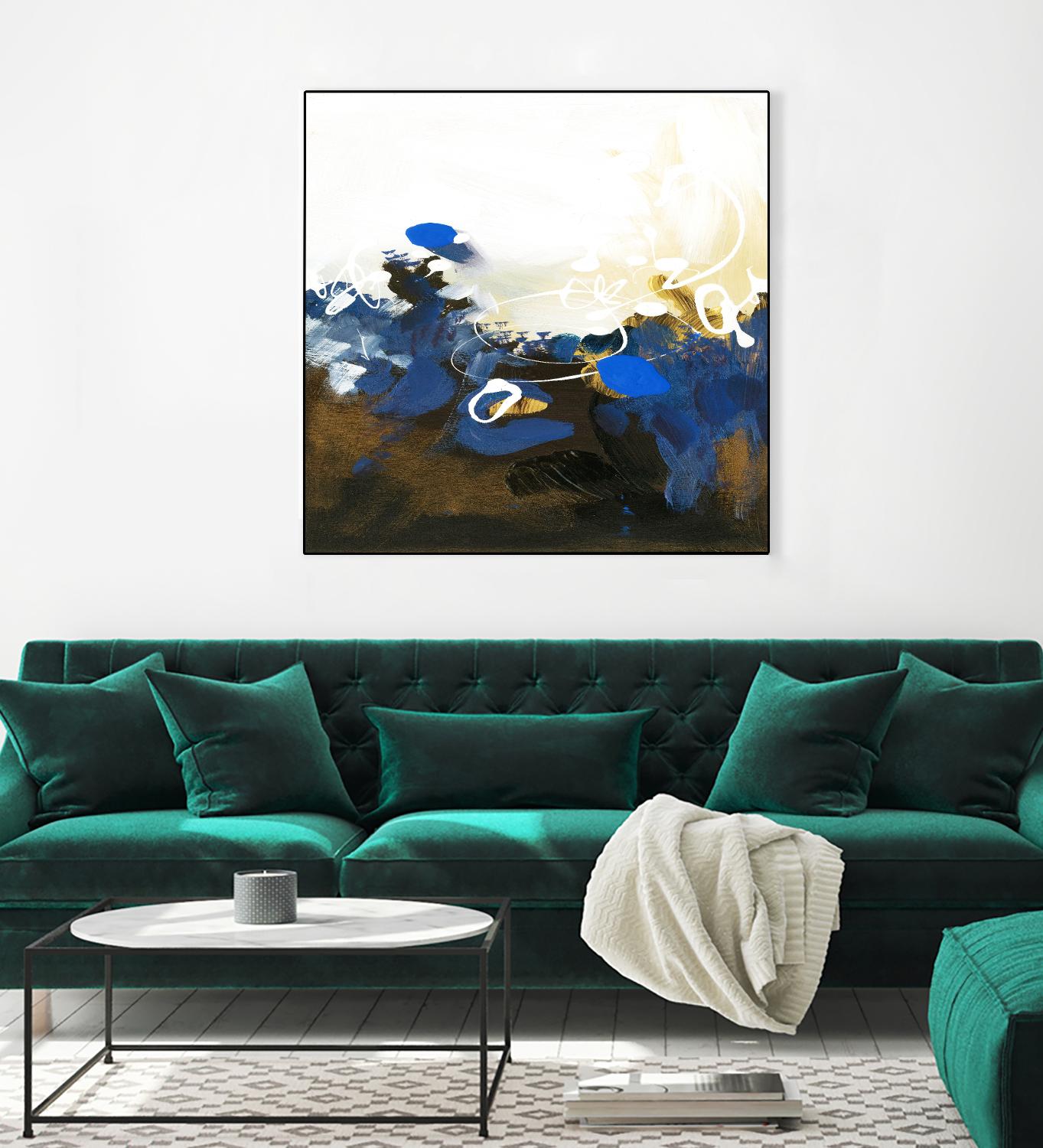 Blue Abstract by Meejlau on GIANT ART - blue abstract