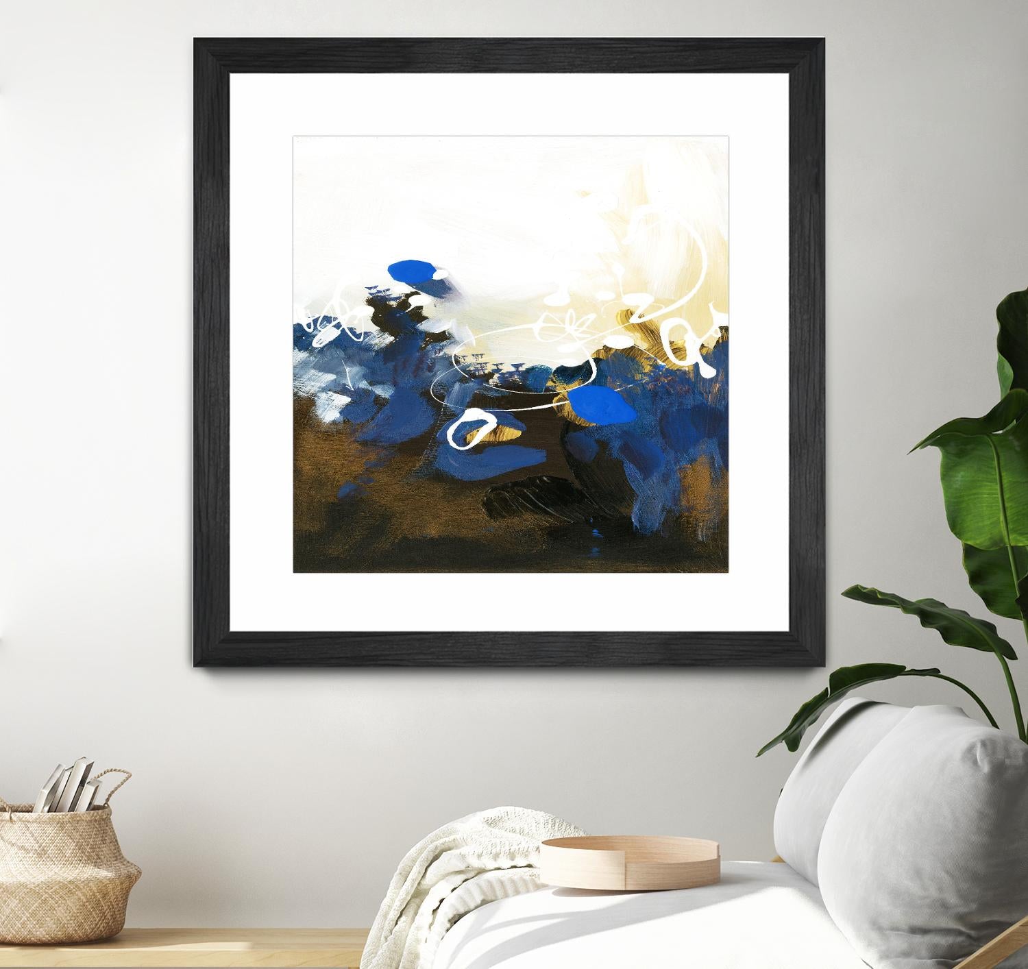 Blue Abstract by Meejlau on GIANT ART - blue abstract