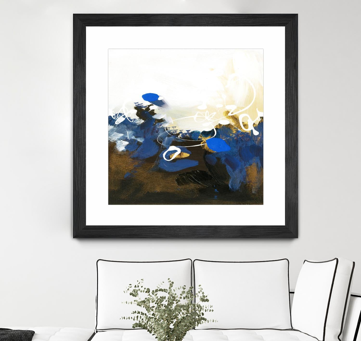 Blue Abstract by Meejlau on GIANT ART - blue abstract