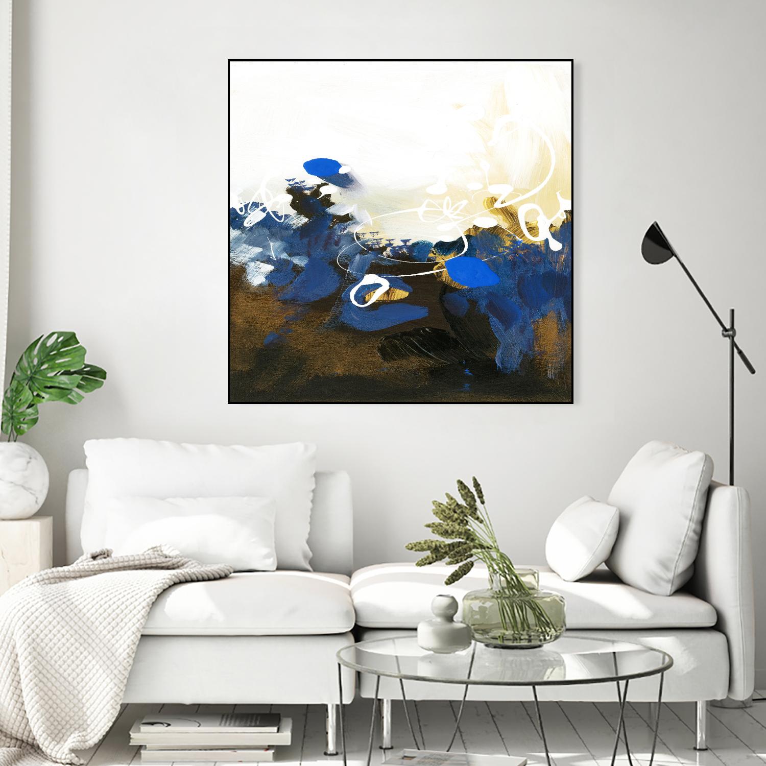 Blue Abstract by Meejlau on GIANT ART - blue abstract