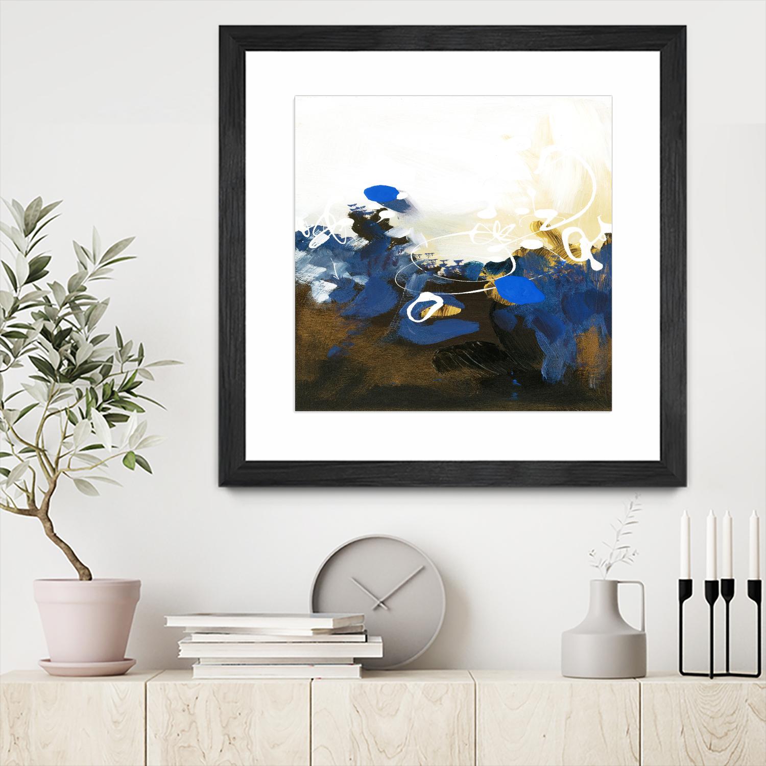 Blue Abstract by Meejlau on GIANT ART - blue abstract