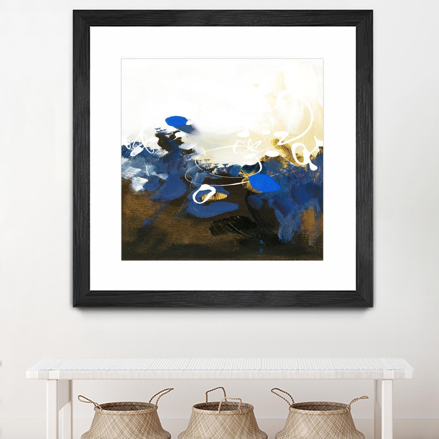 Blue Abstract by Meejlau on GIANT ART - blue abstract