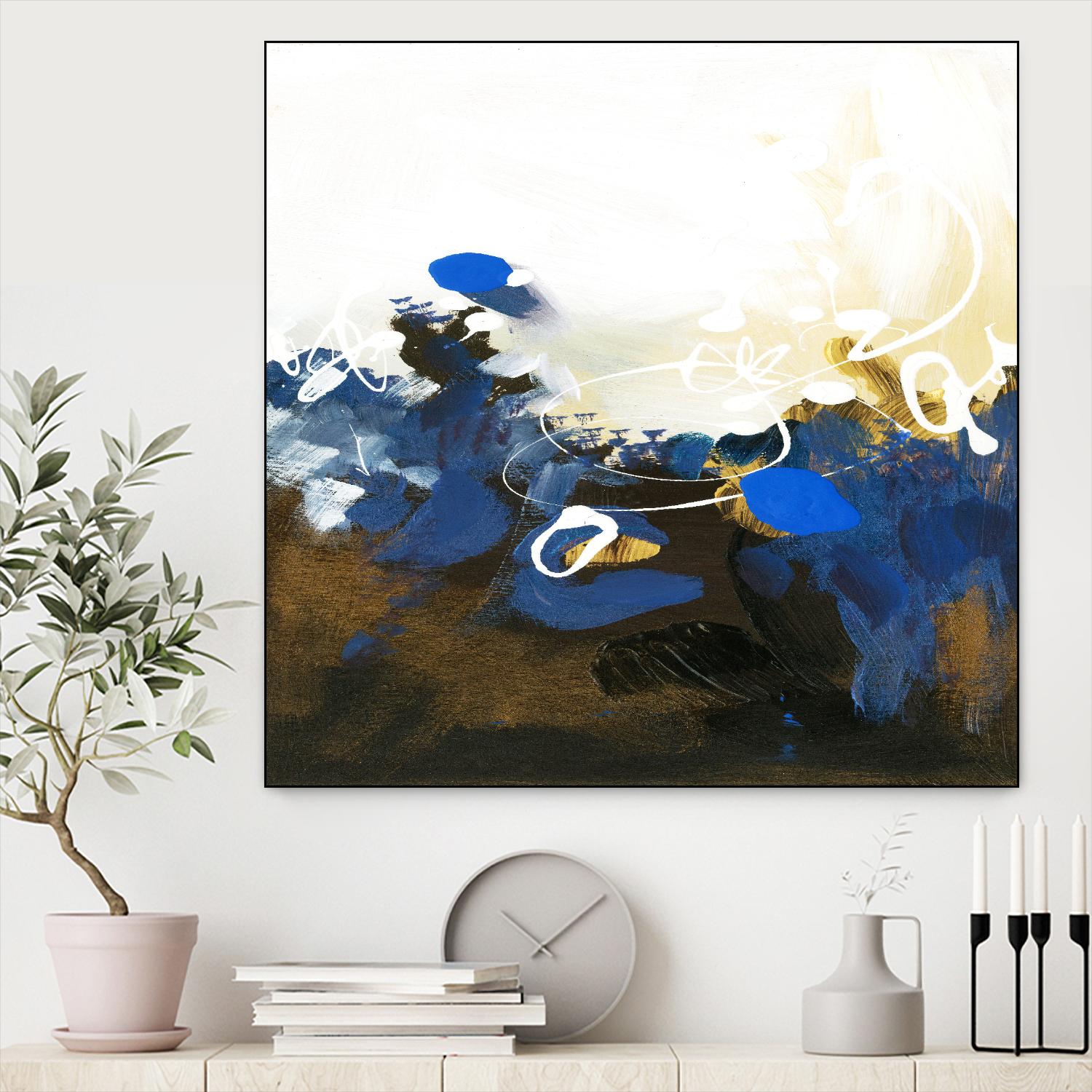 Blue Abstract by Meejlau on GIANT ART - blue abstract