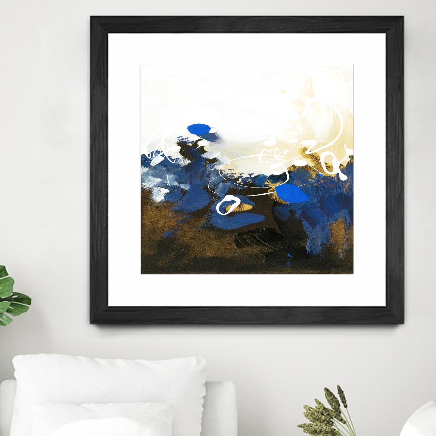 Blue Abstract by Meejlau on GIANT ART - blue abstract