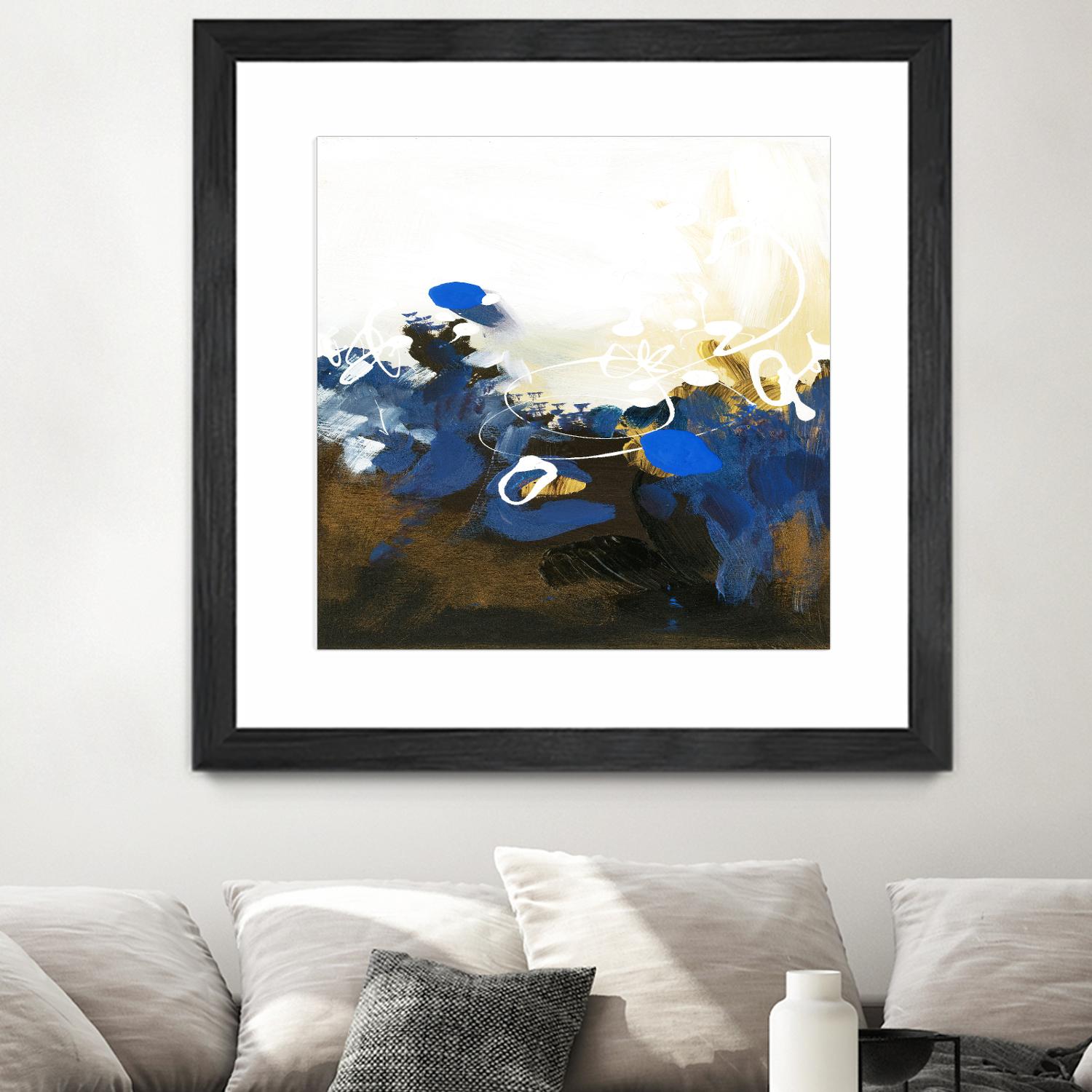 Blue Abstract by Meejlau on GIANT ART - blue abstract
