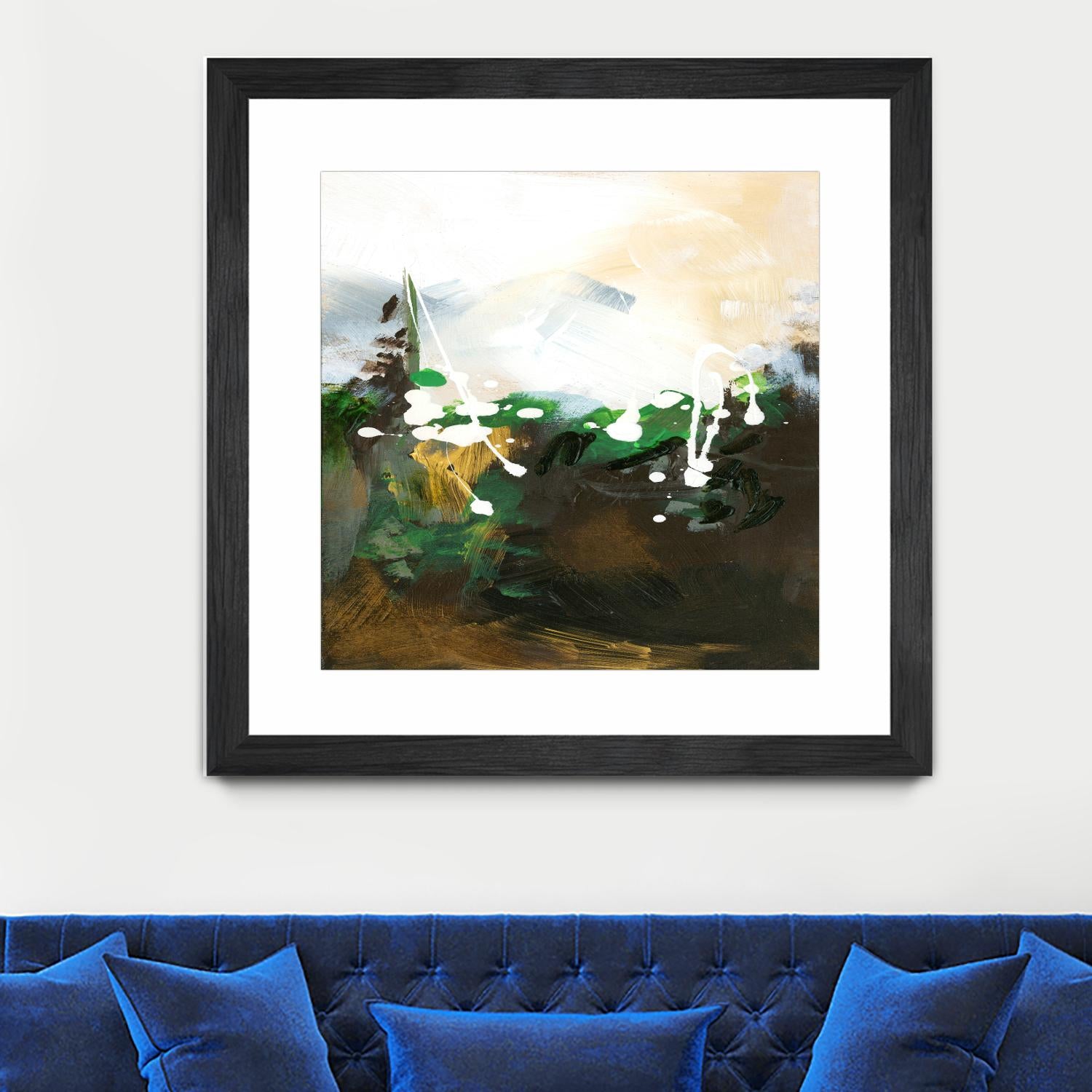 Green Abstract by Meejlau on GIANT ART - green abstract