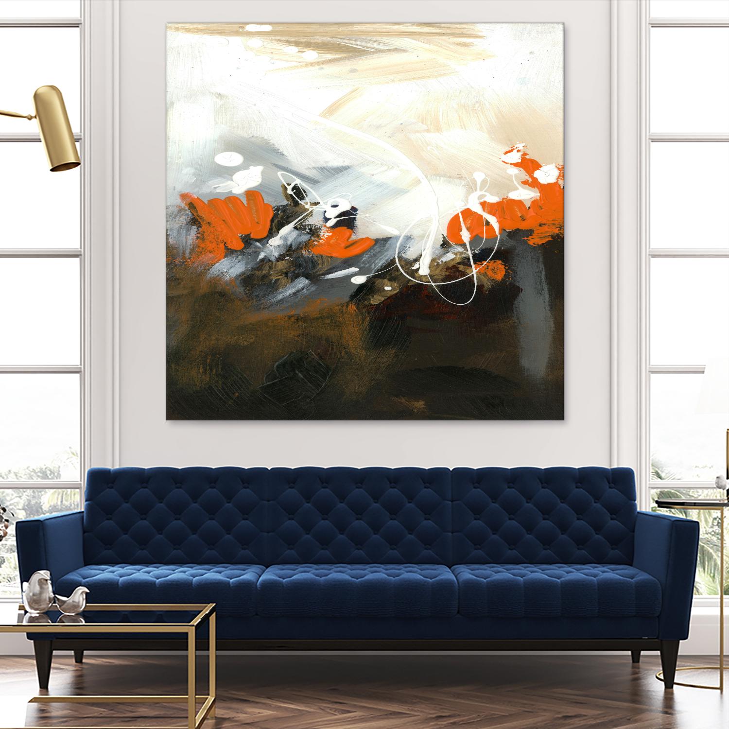 Orange Abstract by Meejlau on GIANT ART - orange abstract