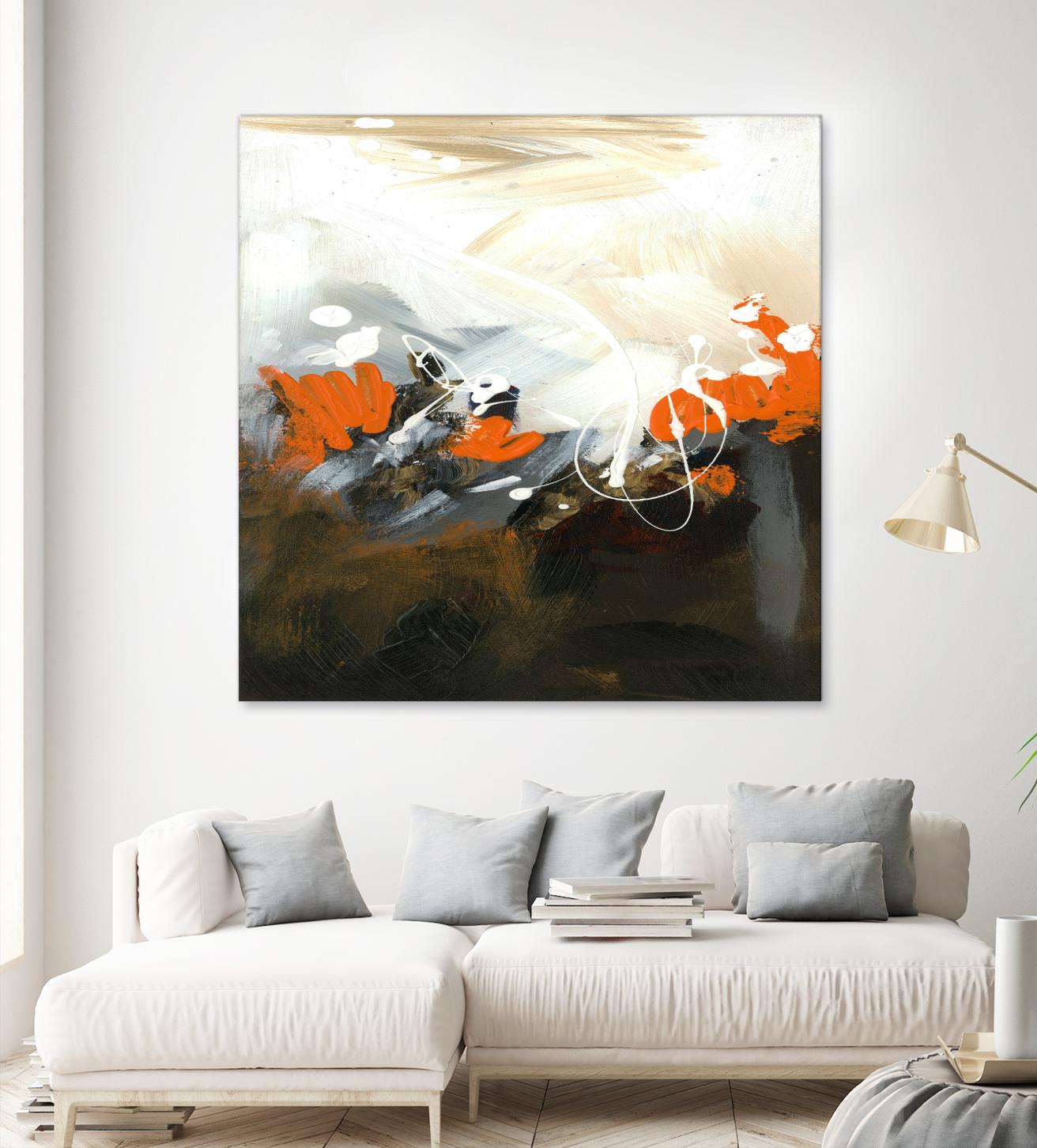 Orange Abstract by Meejlau on GIANT ART - orange abstract