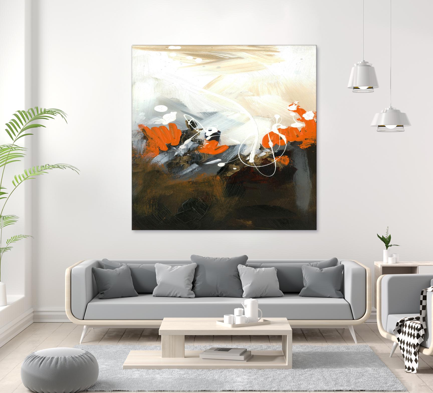Orange Abstract by Meejlau on GIANT ART - orange abstract