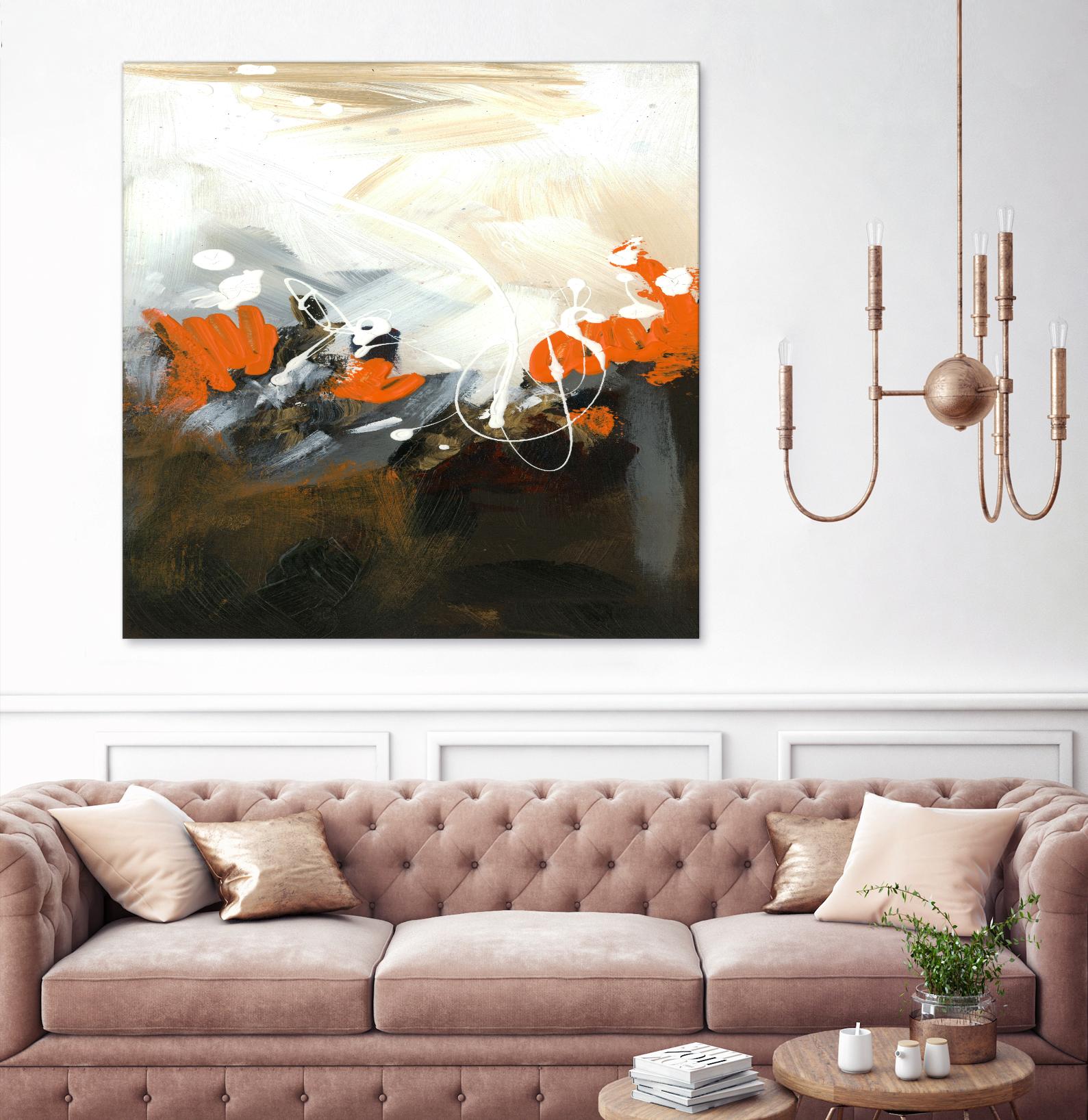 Orange Abstract by Meejlau on GIANT ART - orange abstract