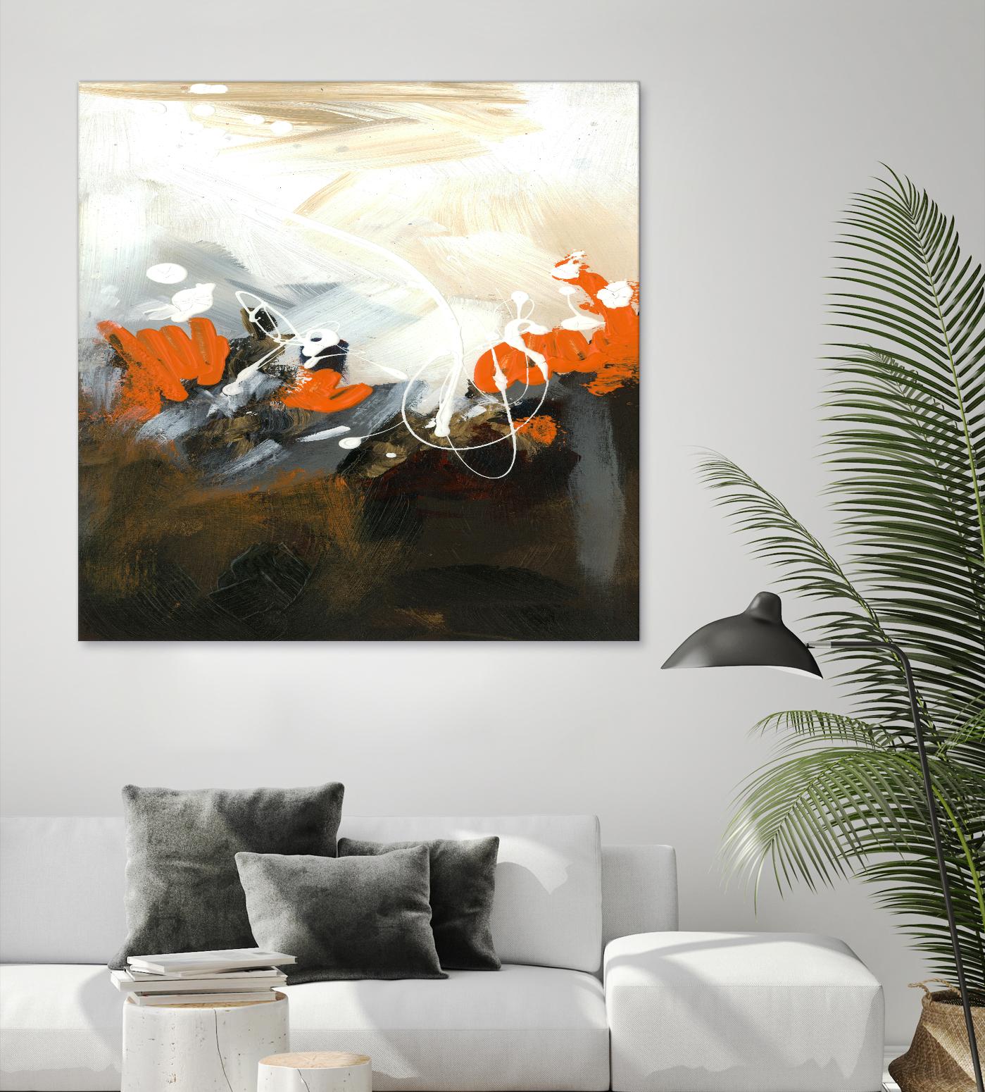 Orange Abstract by Meejlau on GIANT ART - orange abstract