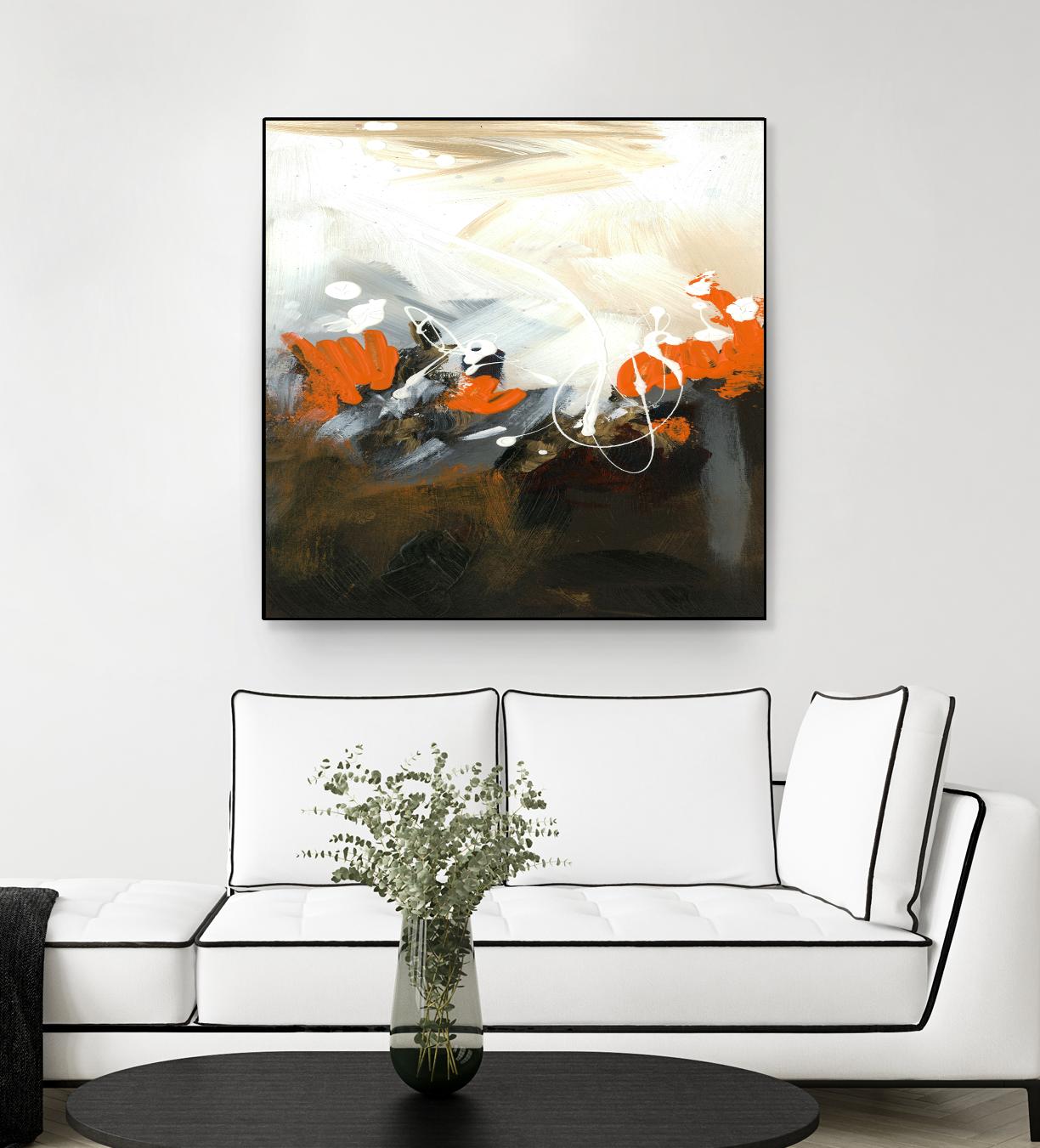 Orange Abstract by Meejlau on GIANT ART - orange abstract