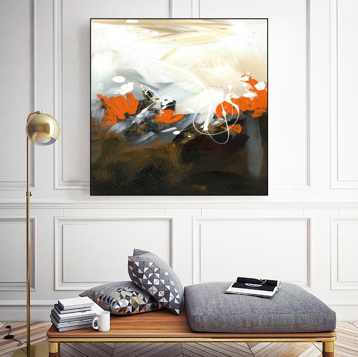 Orange Abstract by Meejlau on GIANT ART - orange abstract