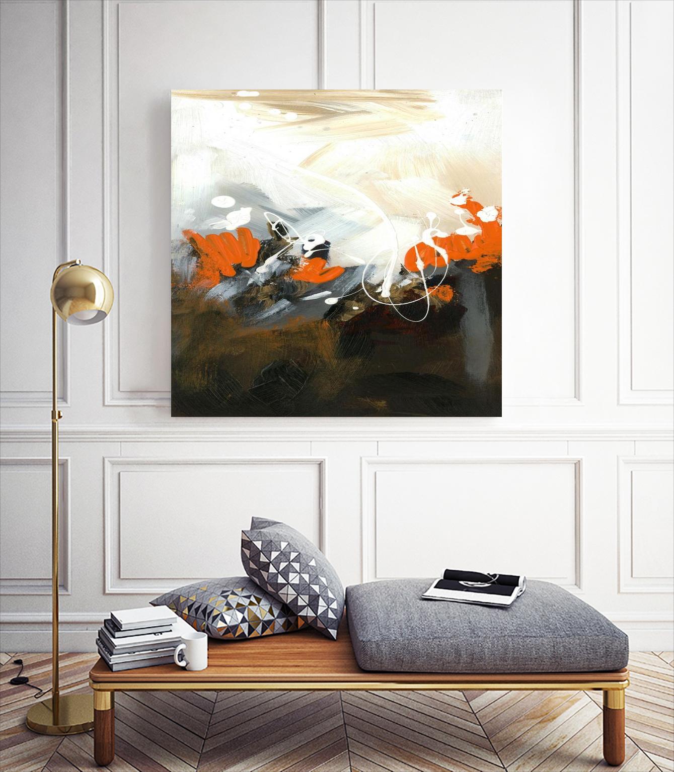 Orange Abstract by Meejlau on GIANT ART - orange abstract