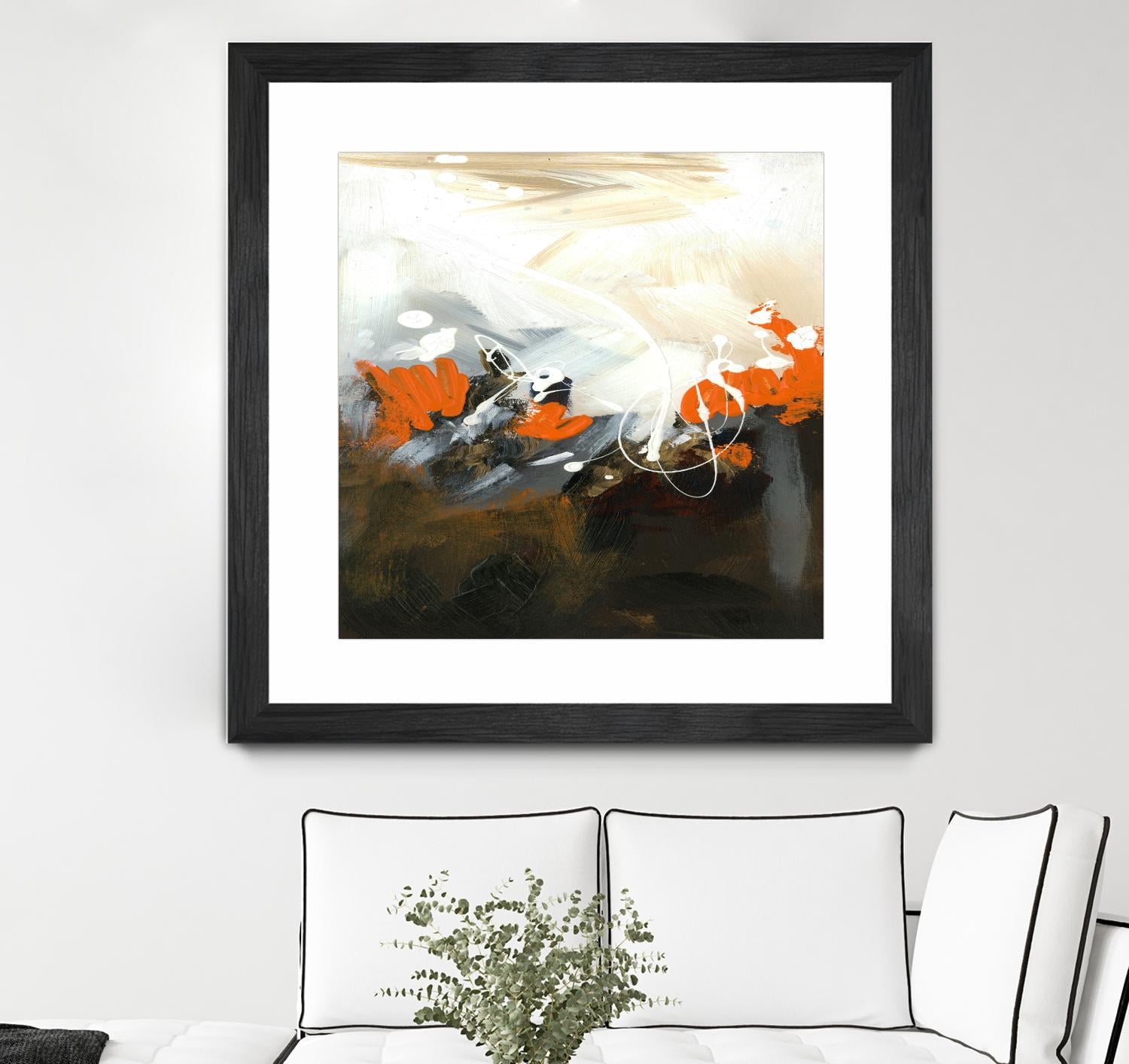 Orange Abstract by Meejlau on GIANT ART - orange abstract