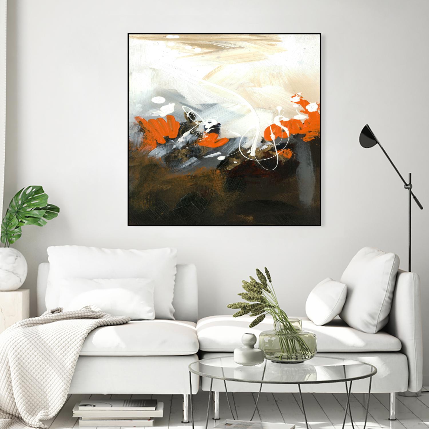 Orange Abstract by Meejlau on GIANT ART - orange abstract