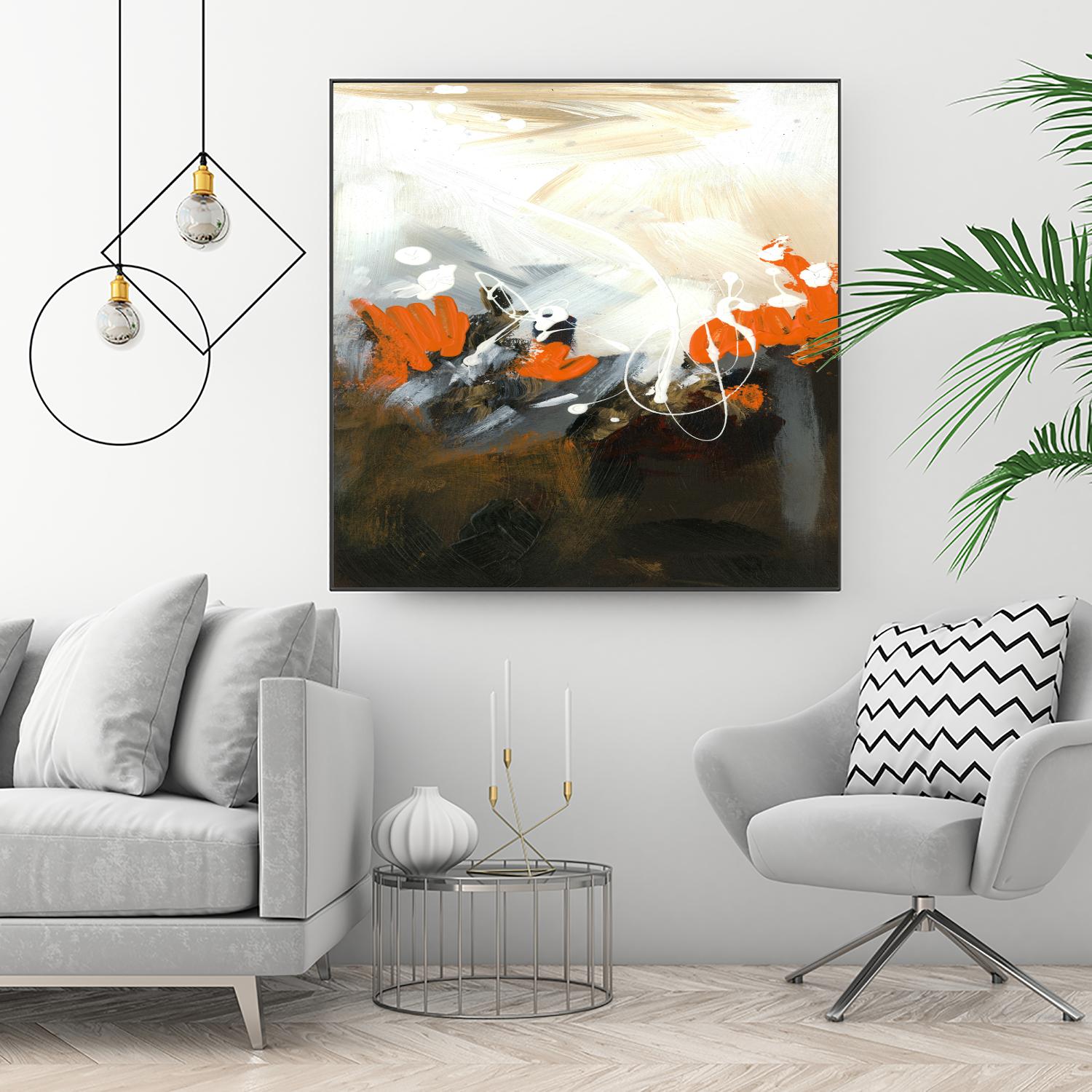 Orange Abstract by Meejlau on GIANT ART - orange abstract