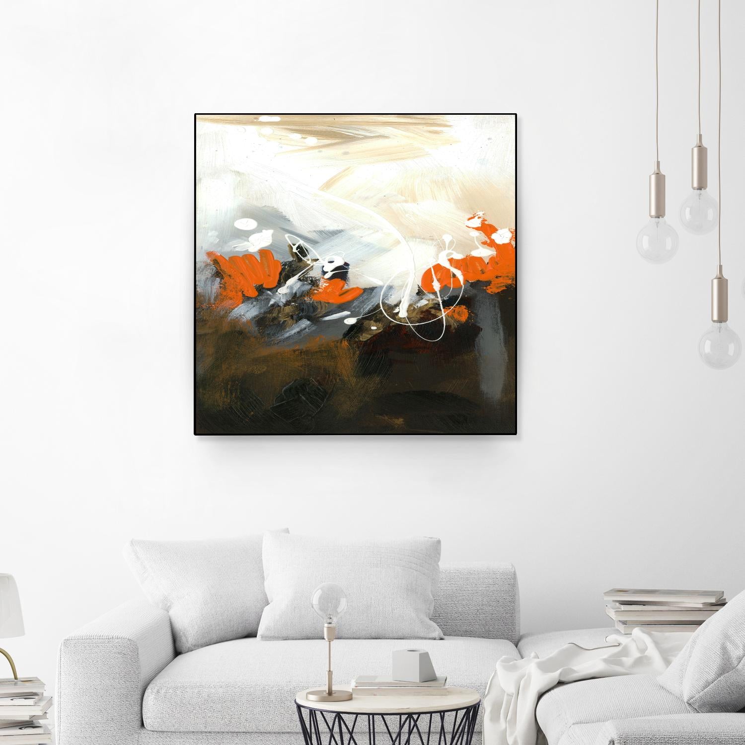 Orange Abstract by Meejlau on GIANT ART - orange abstract