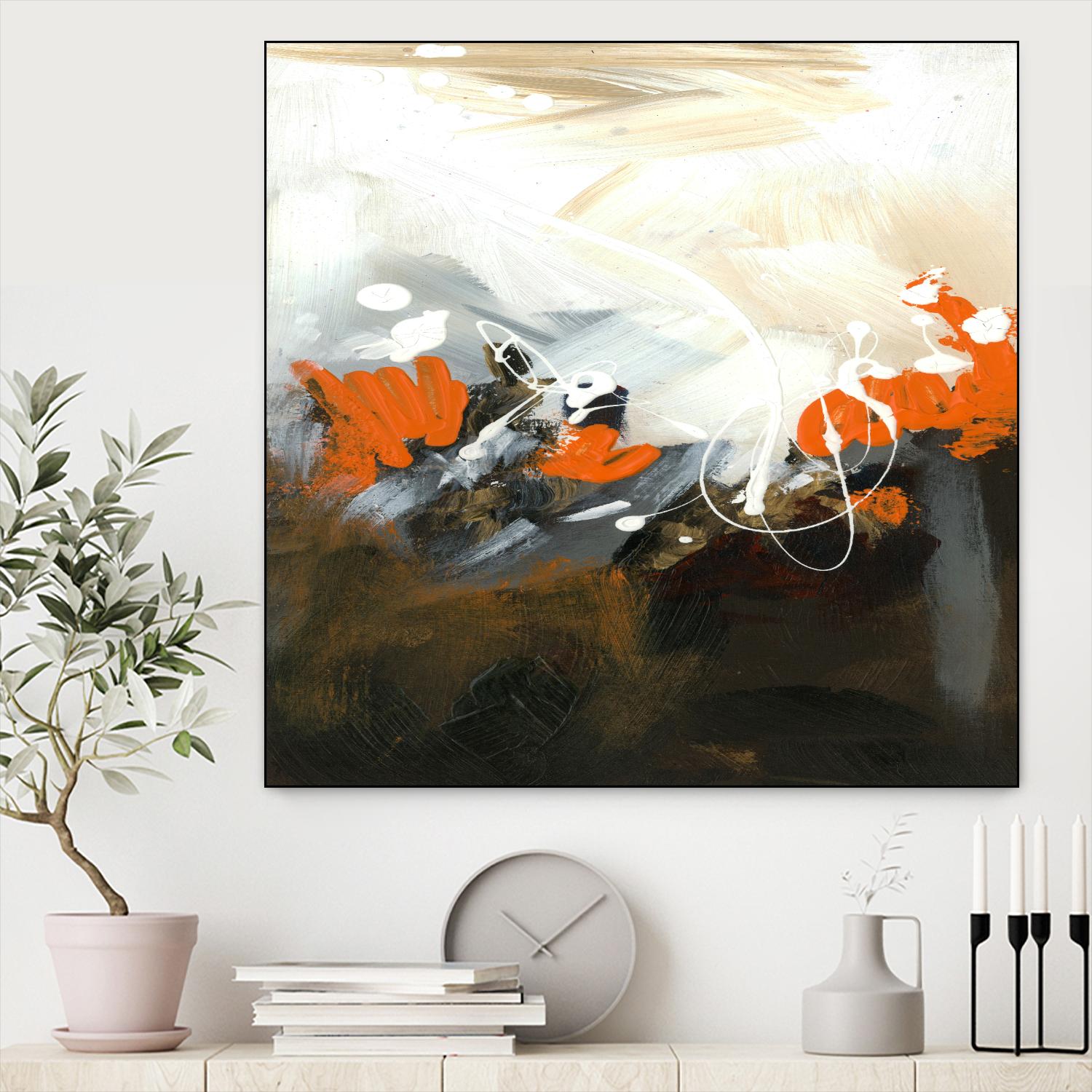 Orange Abstract by Meejlau on GIANT ART - orange abstract
