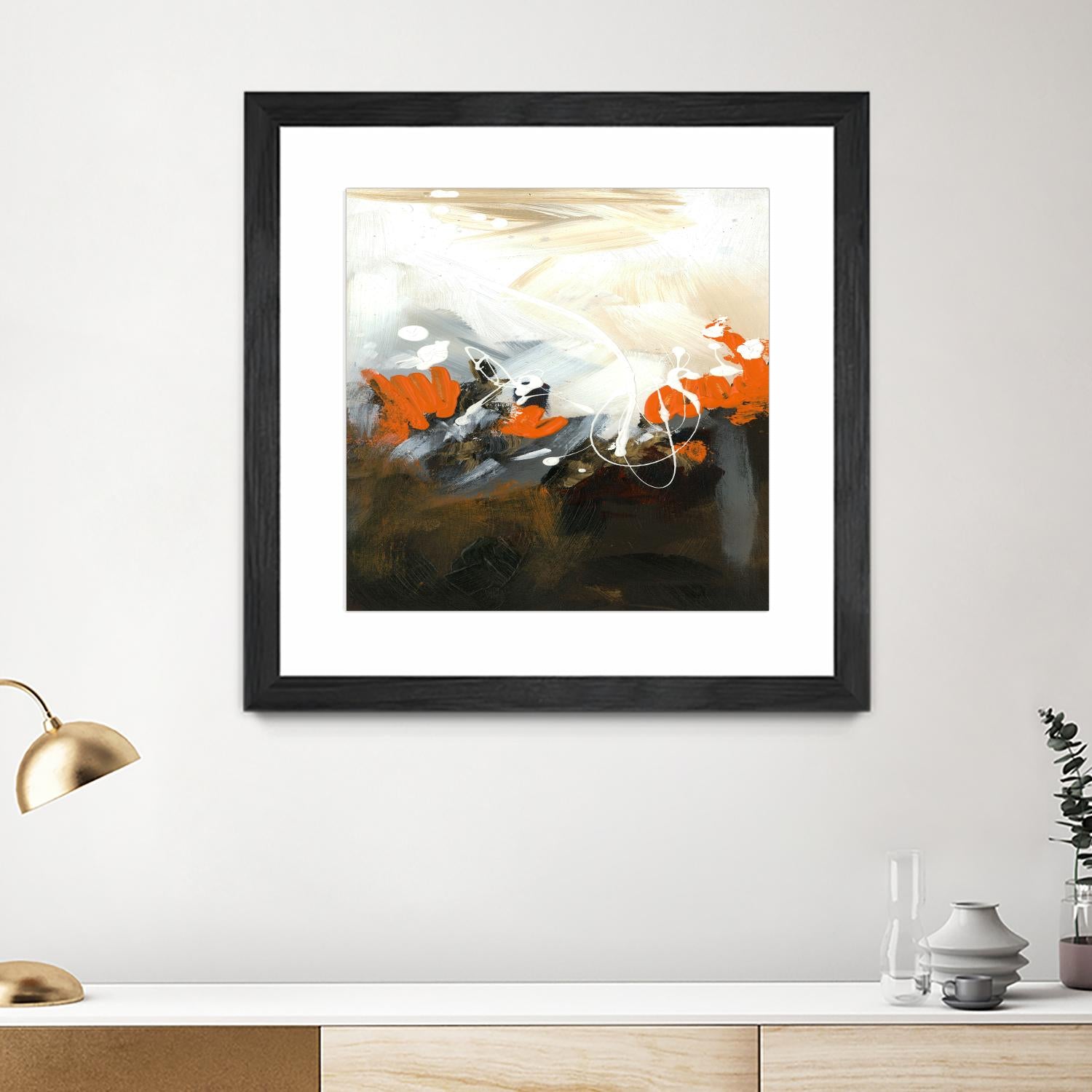 Orange Abstract by Meejlau on GIANT ART - orange abstract