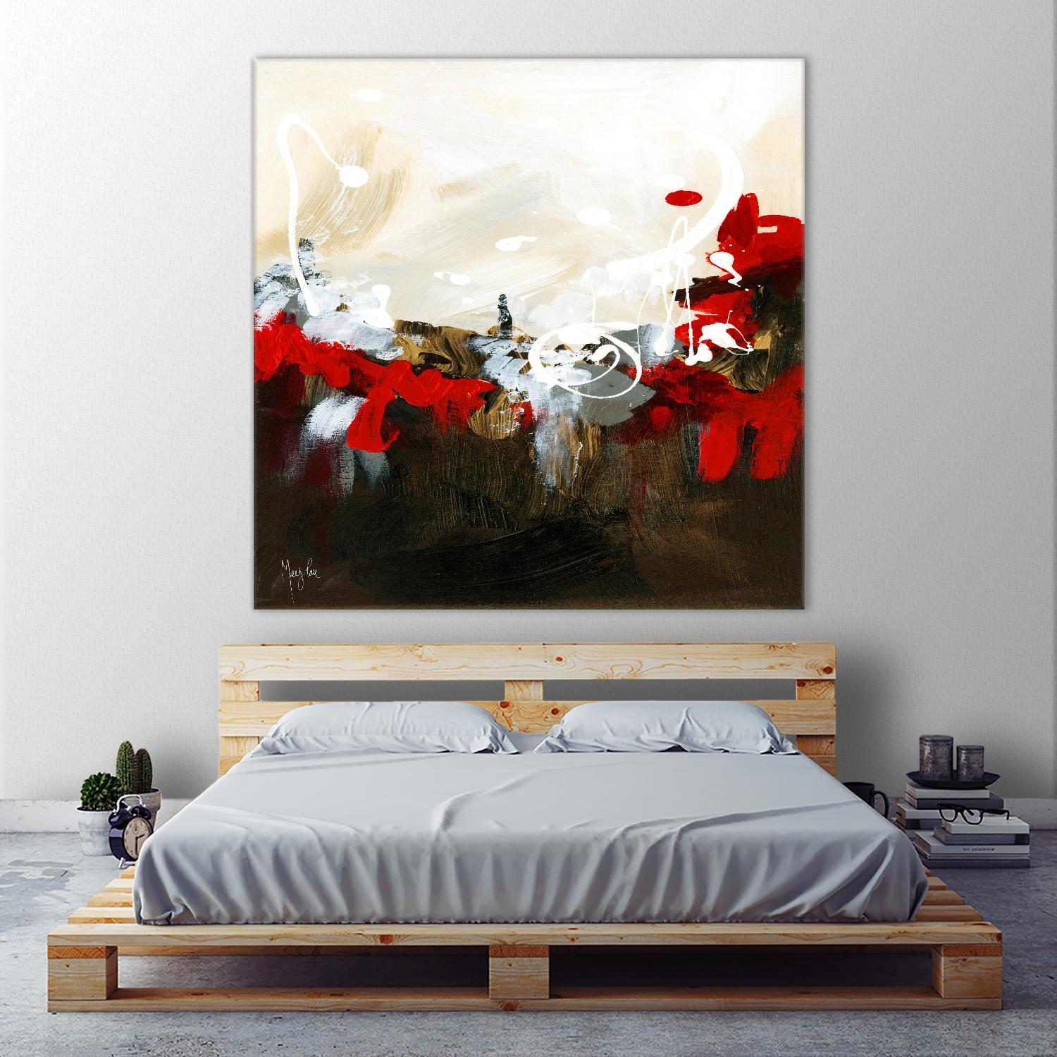 Red Abstract by Meejlau on GIANT ART - red abstract