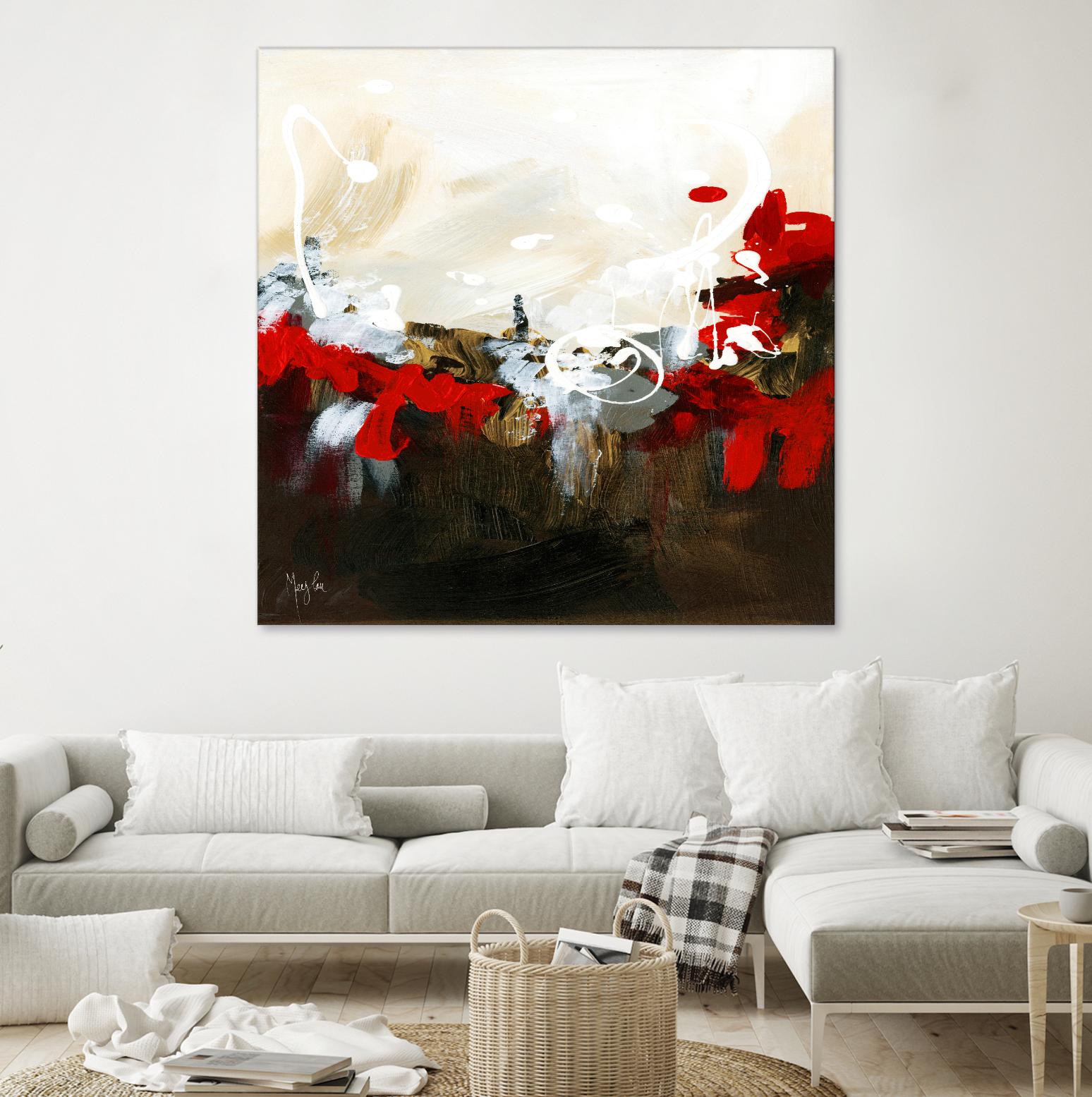 Red Abstract by Meejlau on GIANT ART - red abstract