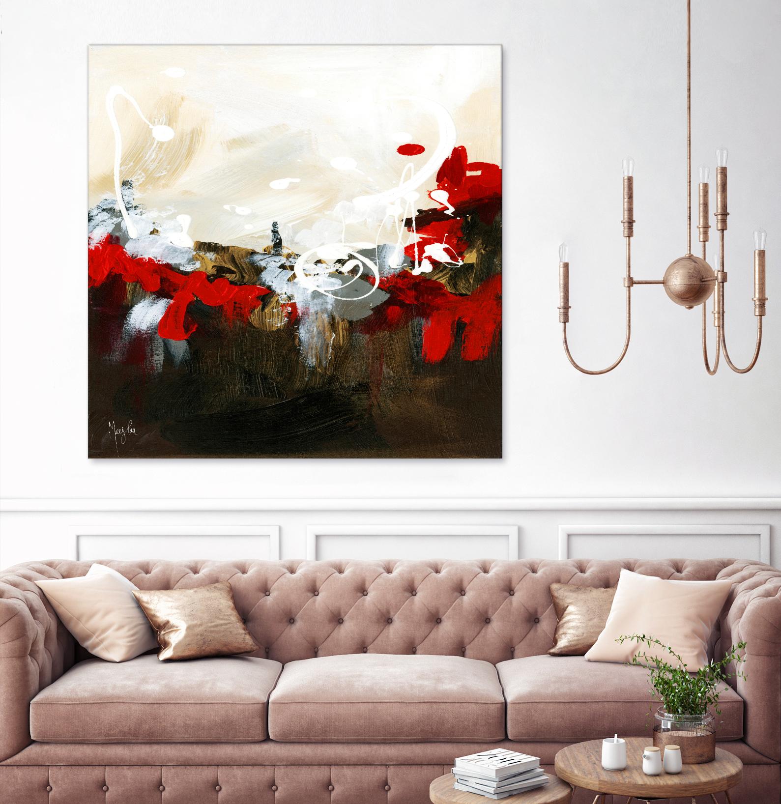 Red Abstract by Meejlau on GIANT ART - red abstract