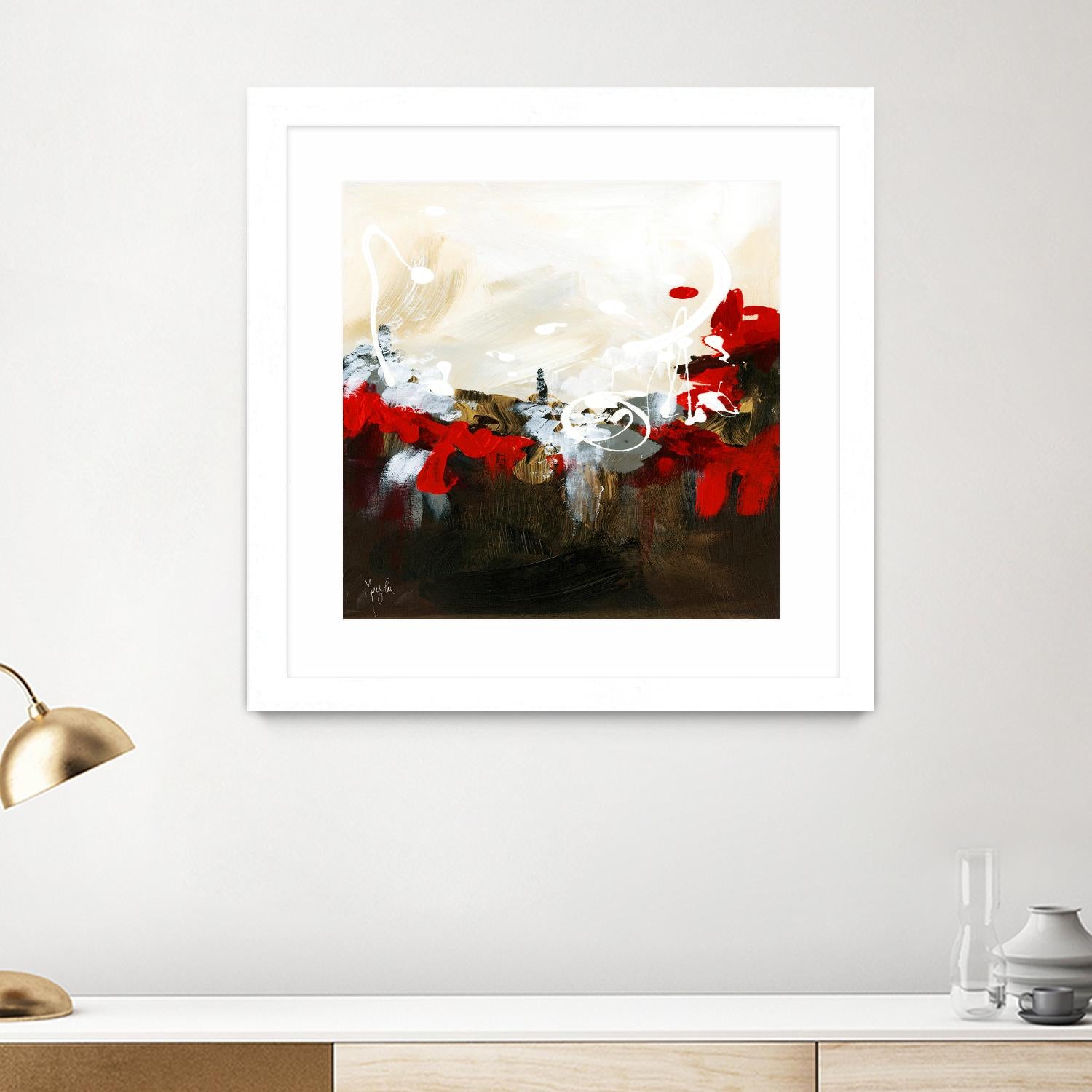 Red Abstract by Meejlau on GIANT ART - red abstract