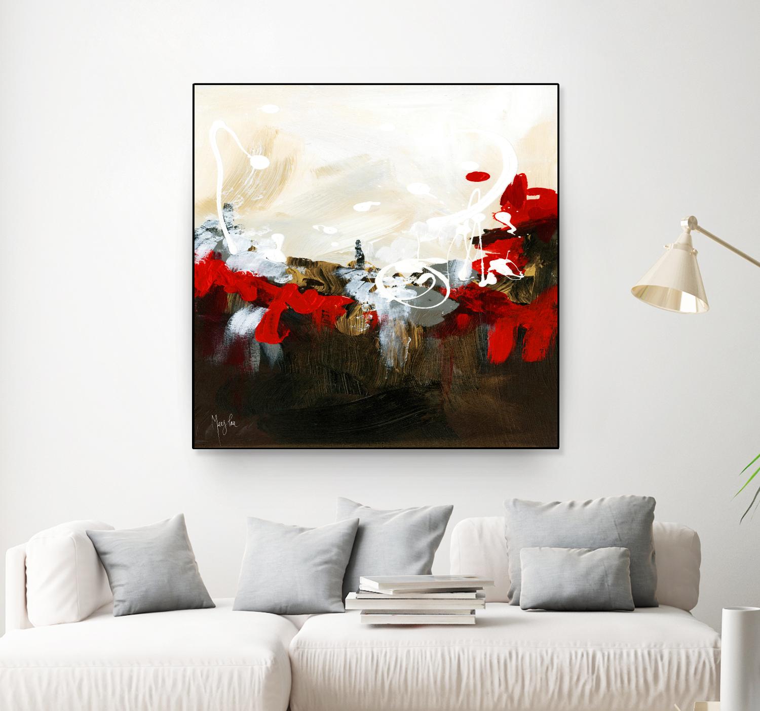 Red Abstract by Meejlau on GIANT ART - red abstract