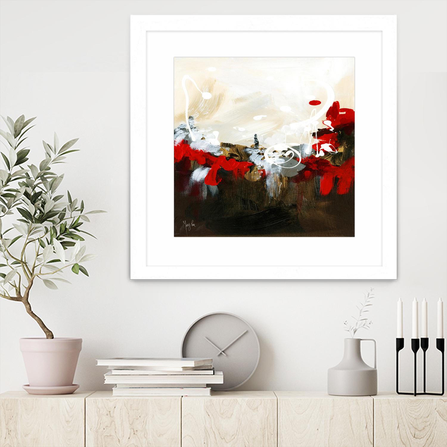 Red Abstract by Meejlau on GIANT ART - red abstract