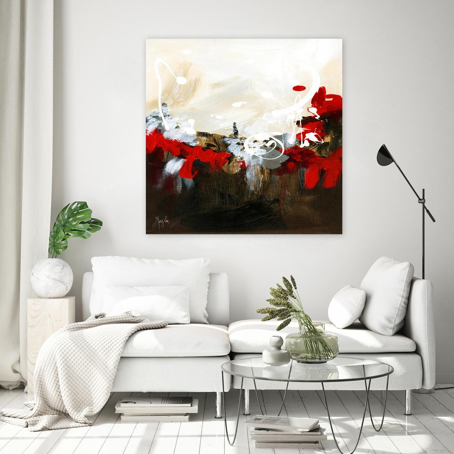 Red Abstract by Meejlau on GIANT ART - red abstract