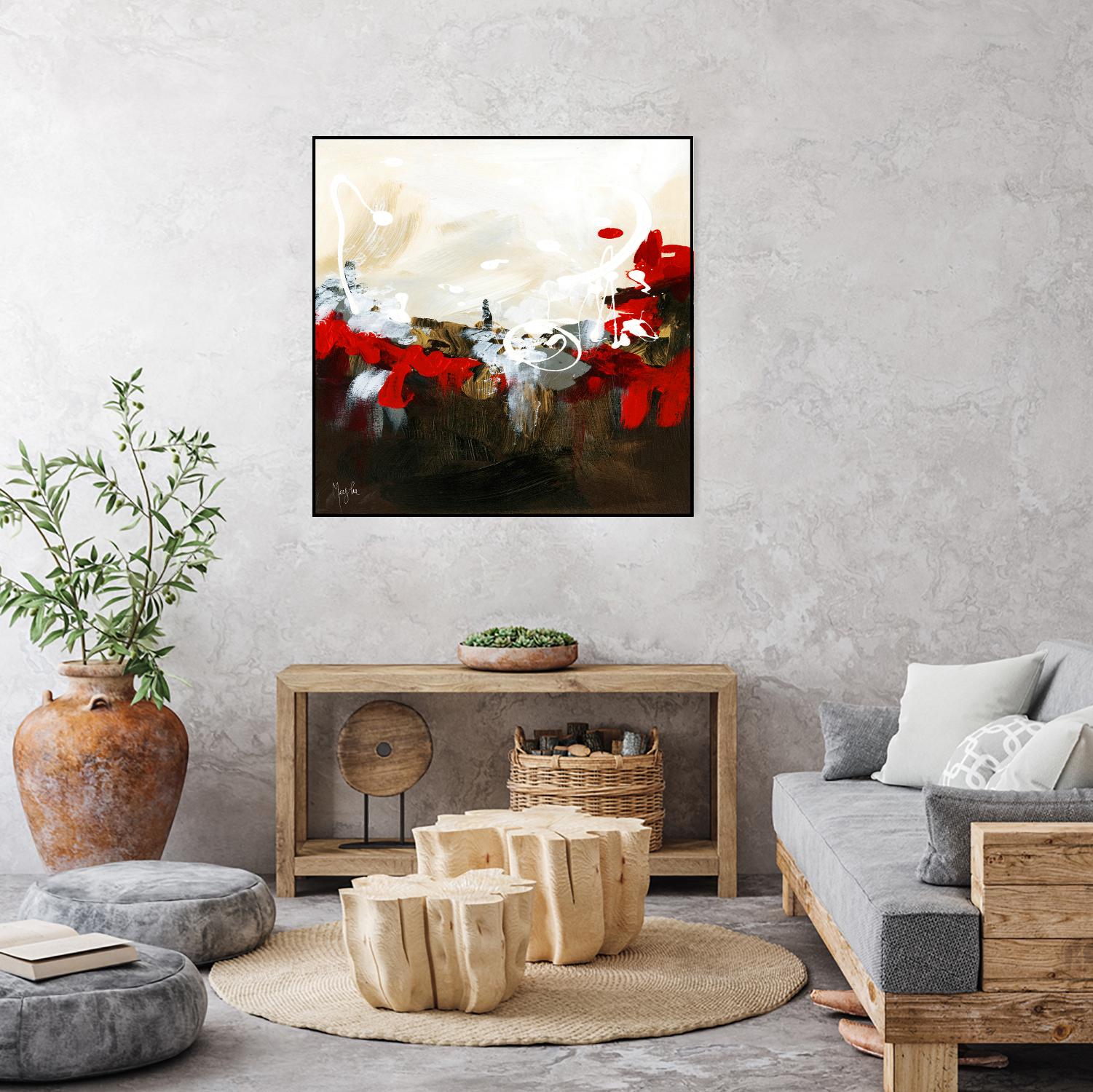 Red Abstract by Meejlau on GIANT ART - red abstract