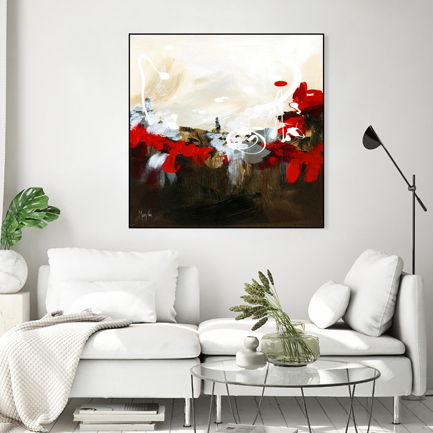 Red Abstract by Meejlau on GIANT ART - red abstract