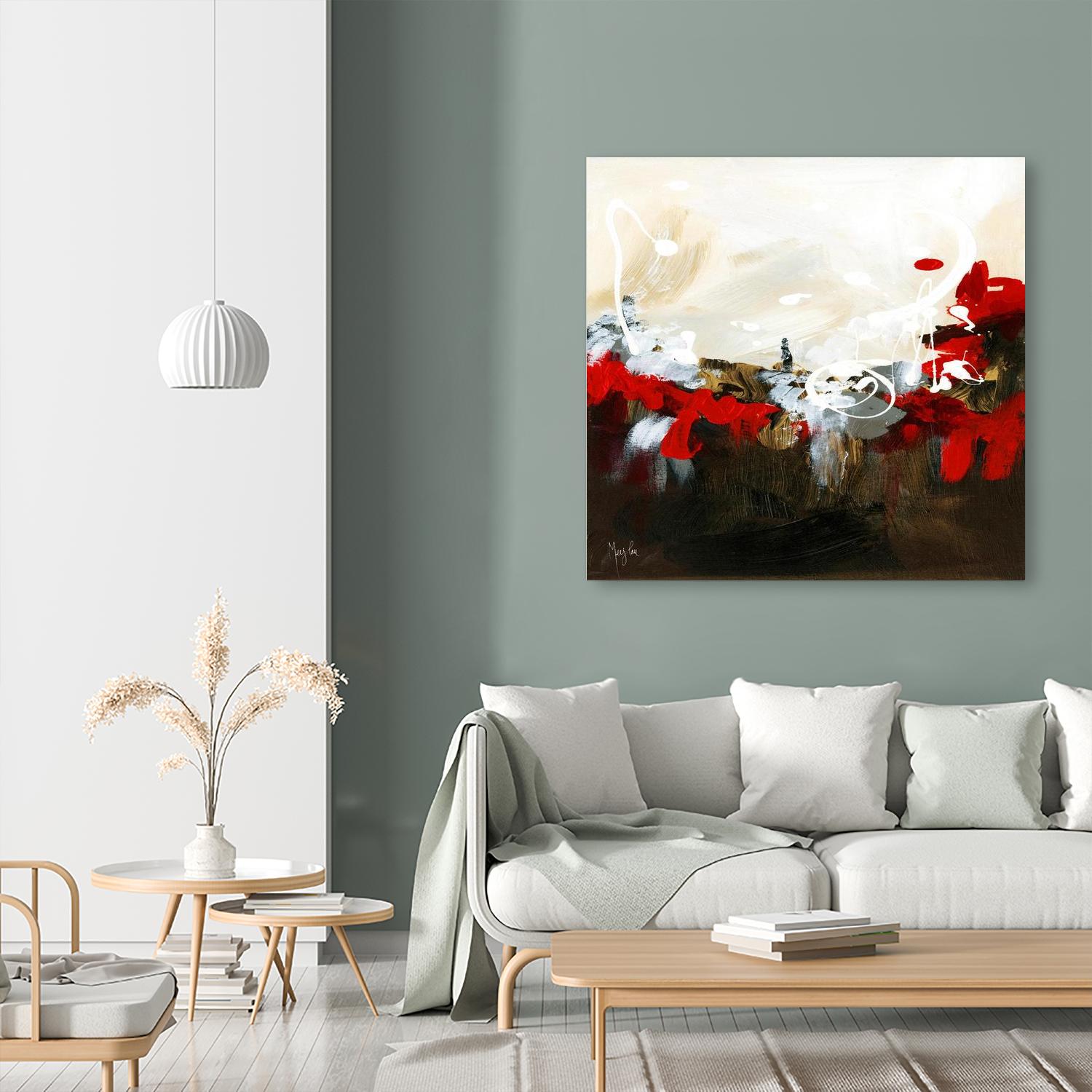 Red Abstract by Meejlau on GIANT ART - red abstract