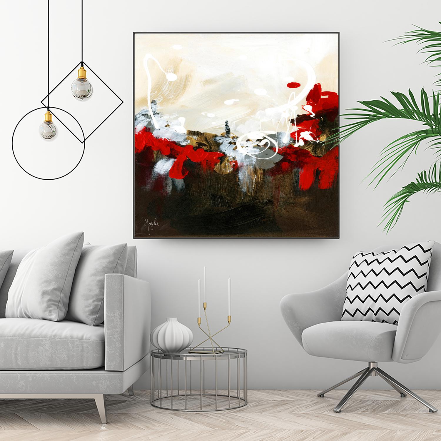 Red Abstract by Meejlau on GIANT ART - red abstract