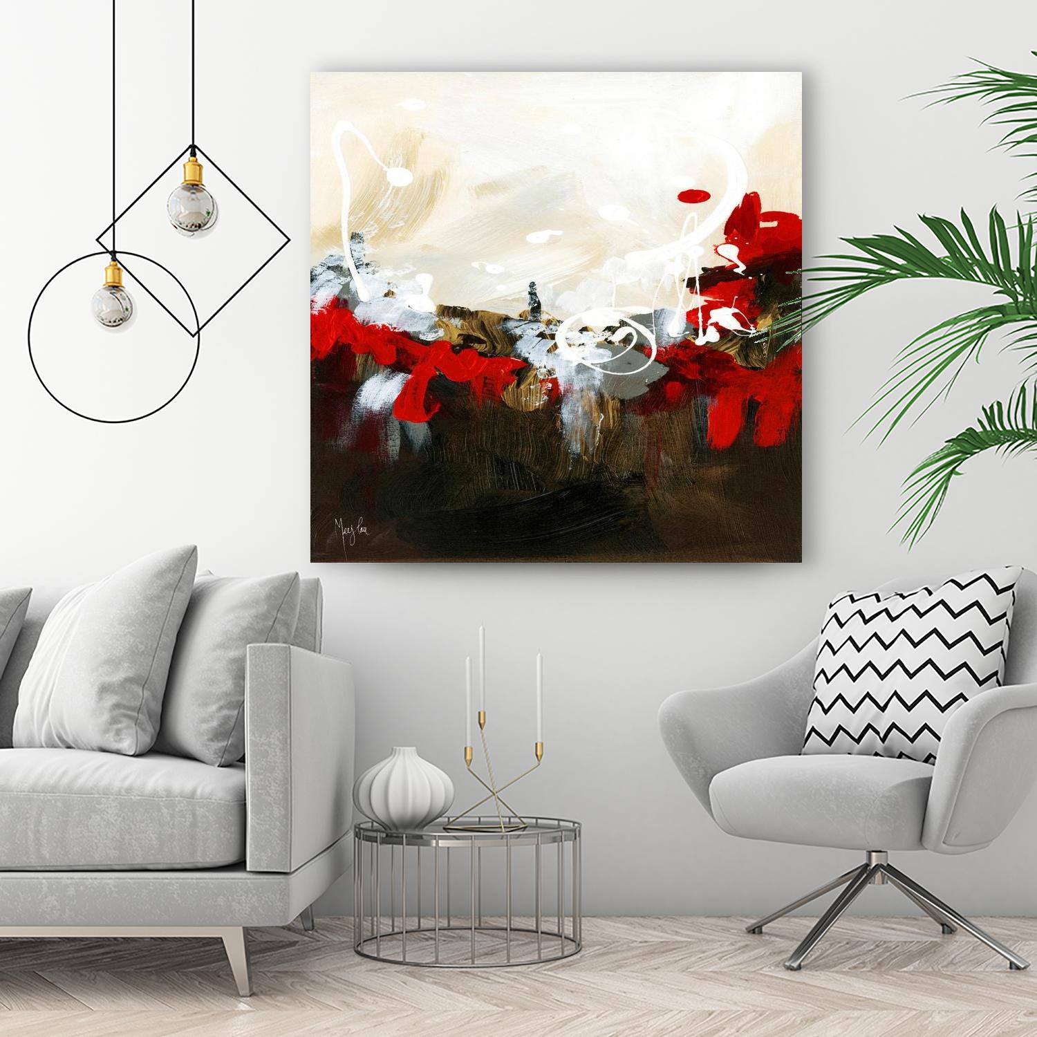 Red Abstract by Meejlau on GIANT ART - red abstract