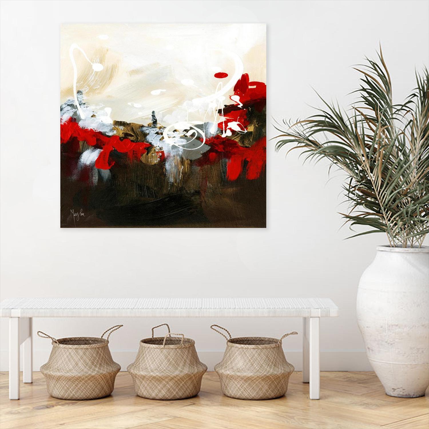 Red Abstract by Meejlau on GIANT ART - red abstract