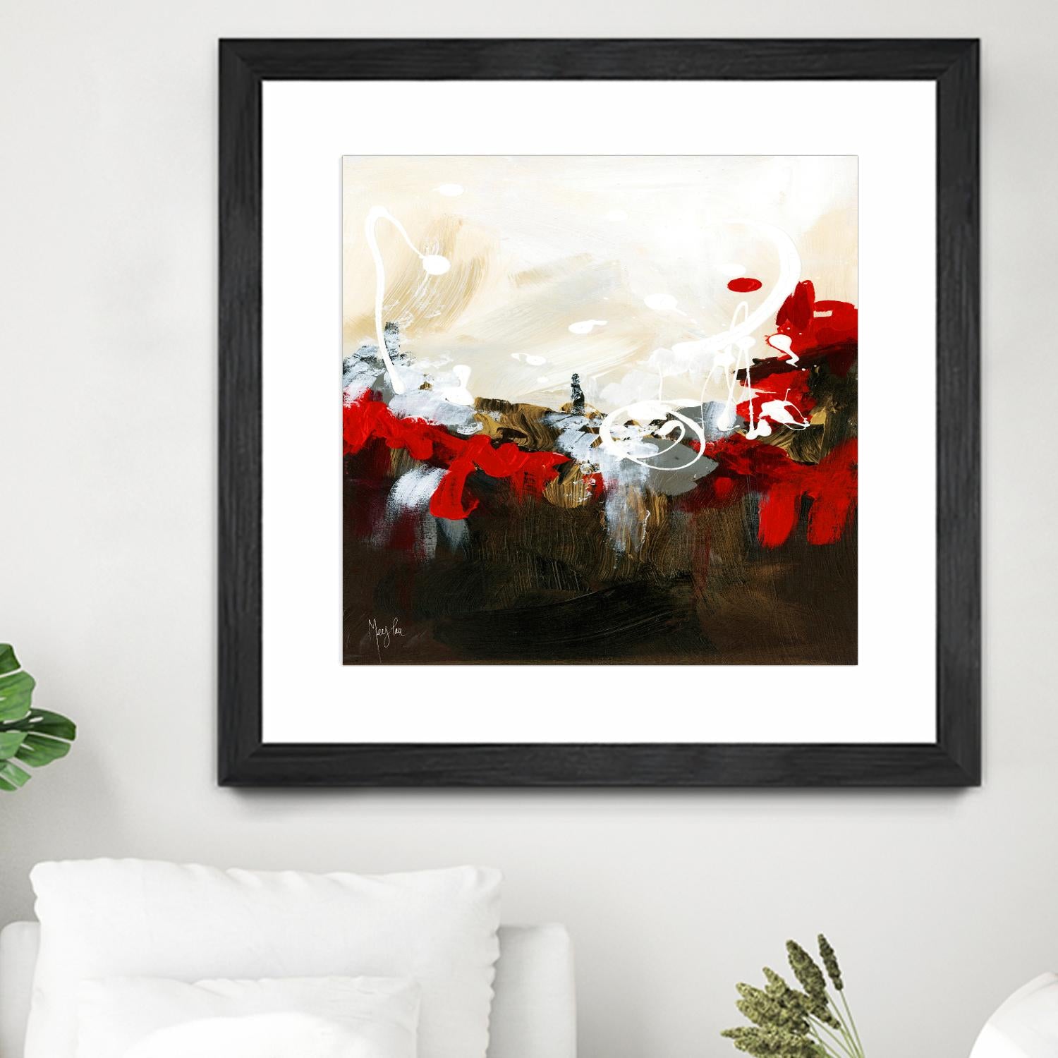 Red Abstract by Meejlau on GIANT ART - red abstract