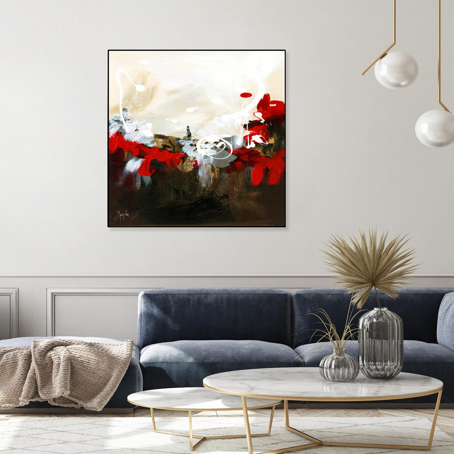 Red Abstract by Meejlau on GIANT ART - red abstract