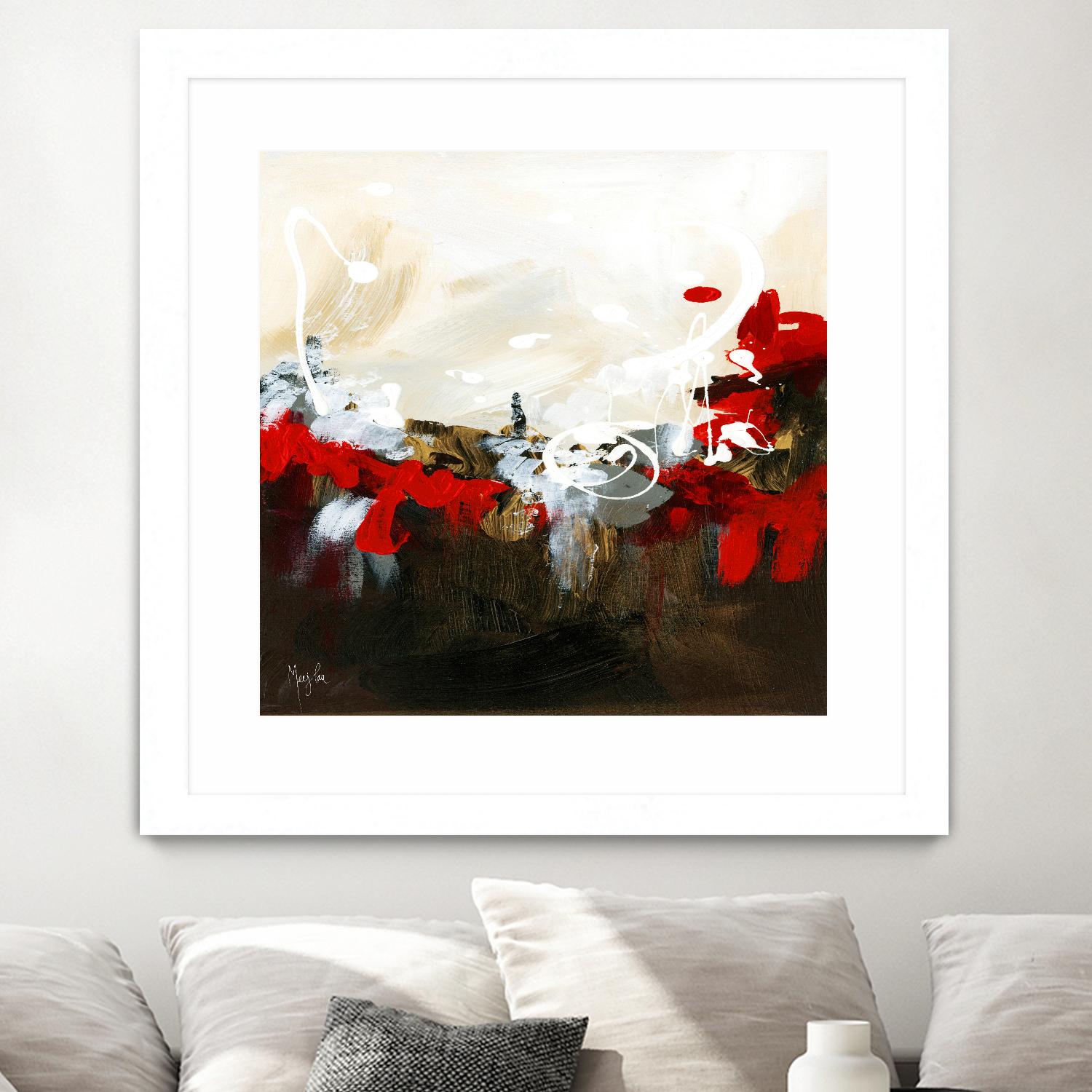 Red Abstract by Meejlau on GIANT ART - red abstract