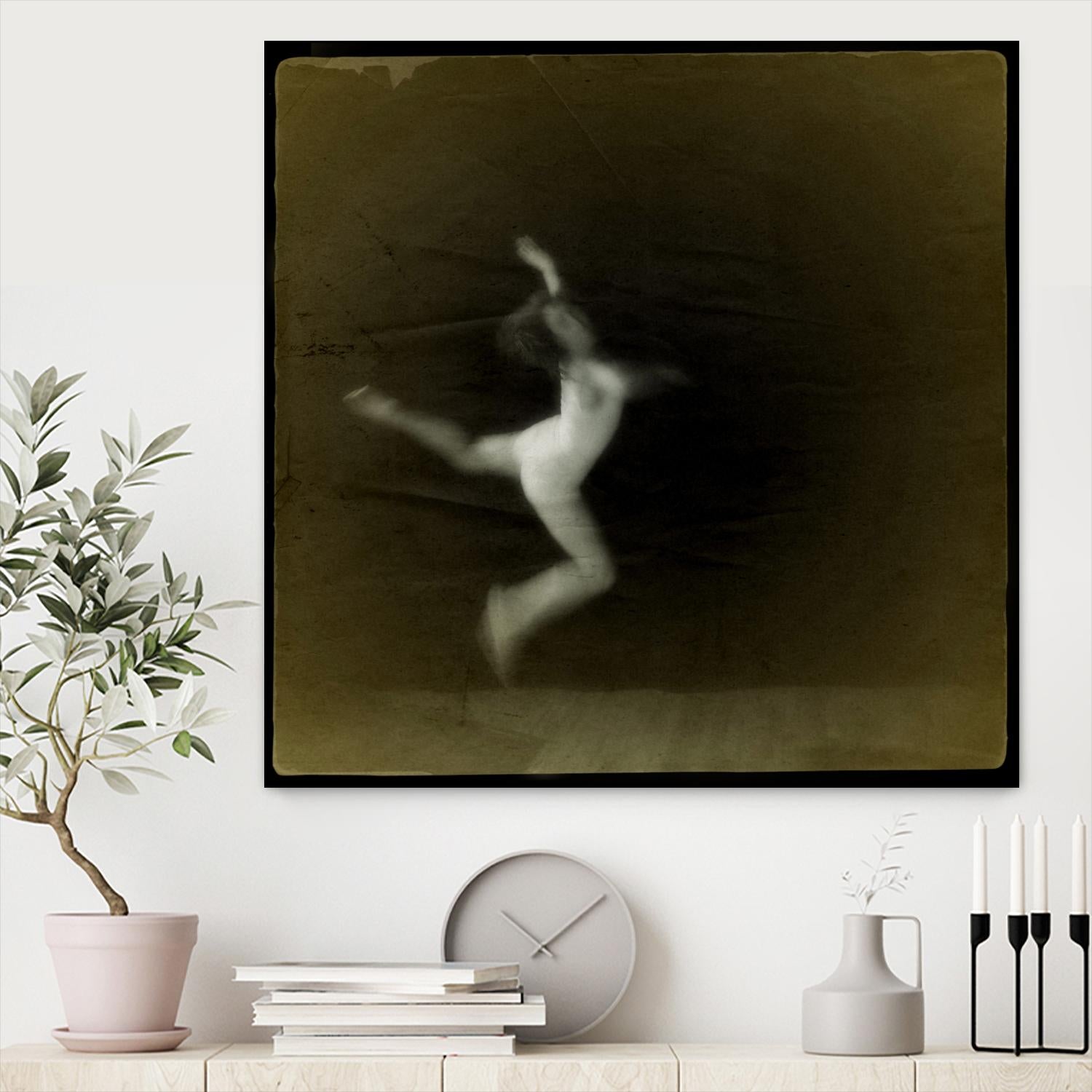 Dancing motion III by Jean-François Dupuis on GIANT ART - beige music - dance ballerine