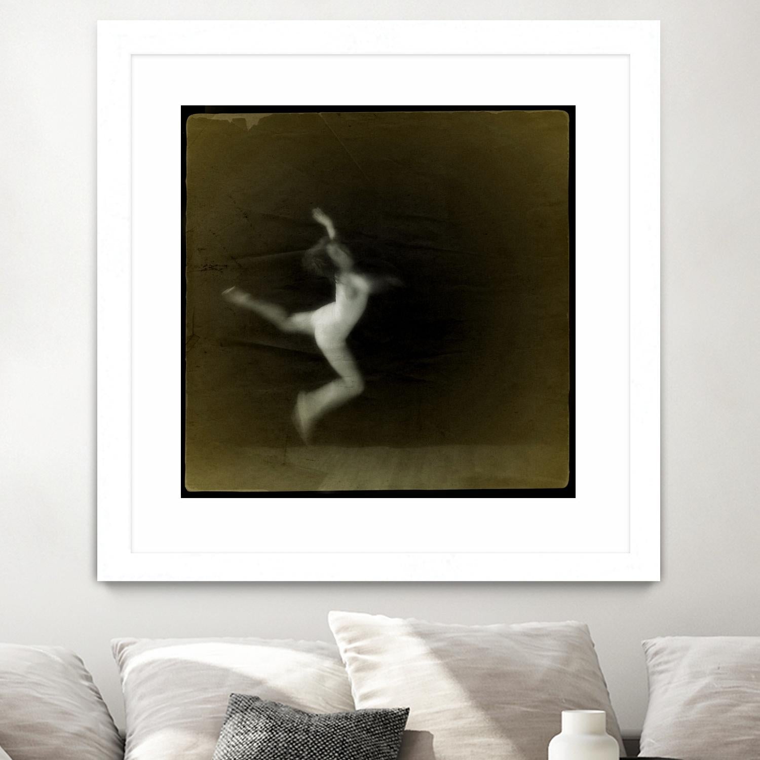 Dancing motion III by Jean-François Dupuis on GIANT ART - beige music - dance ballerine