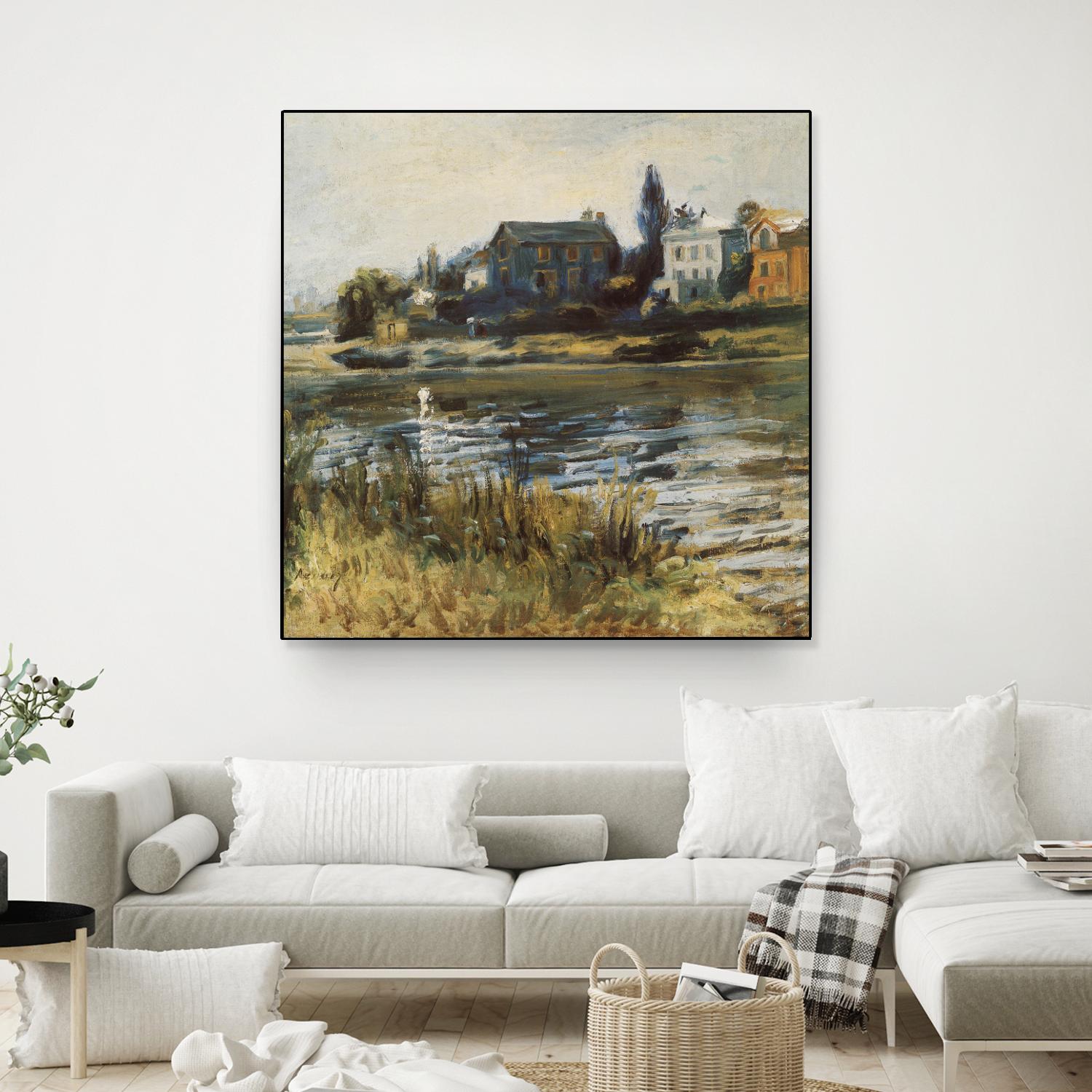 La Seine à Chatou by Auguste Renoir on GIANT ART - green masters rivière