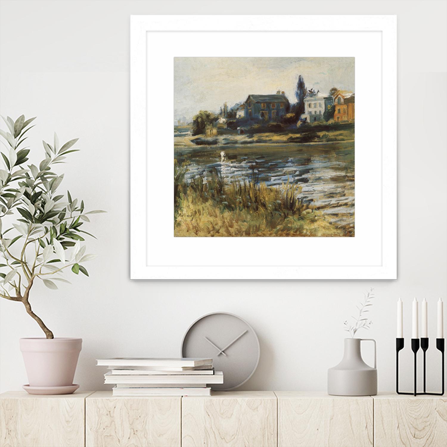 La Seine à Chatou by Auguste Renoir on GIANT ART - green masters rivière