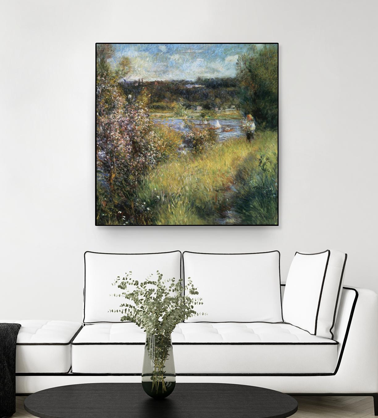 La Seine à Chatou by Auguste Renoir on GIANT ART - green masters