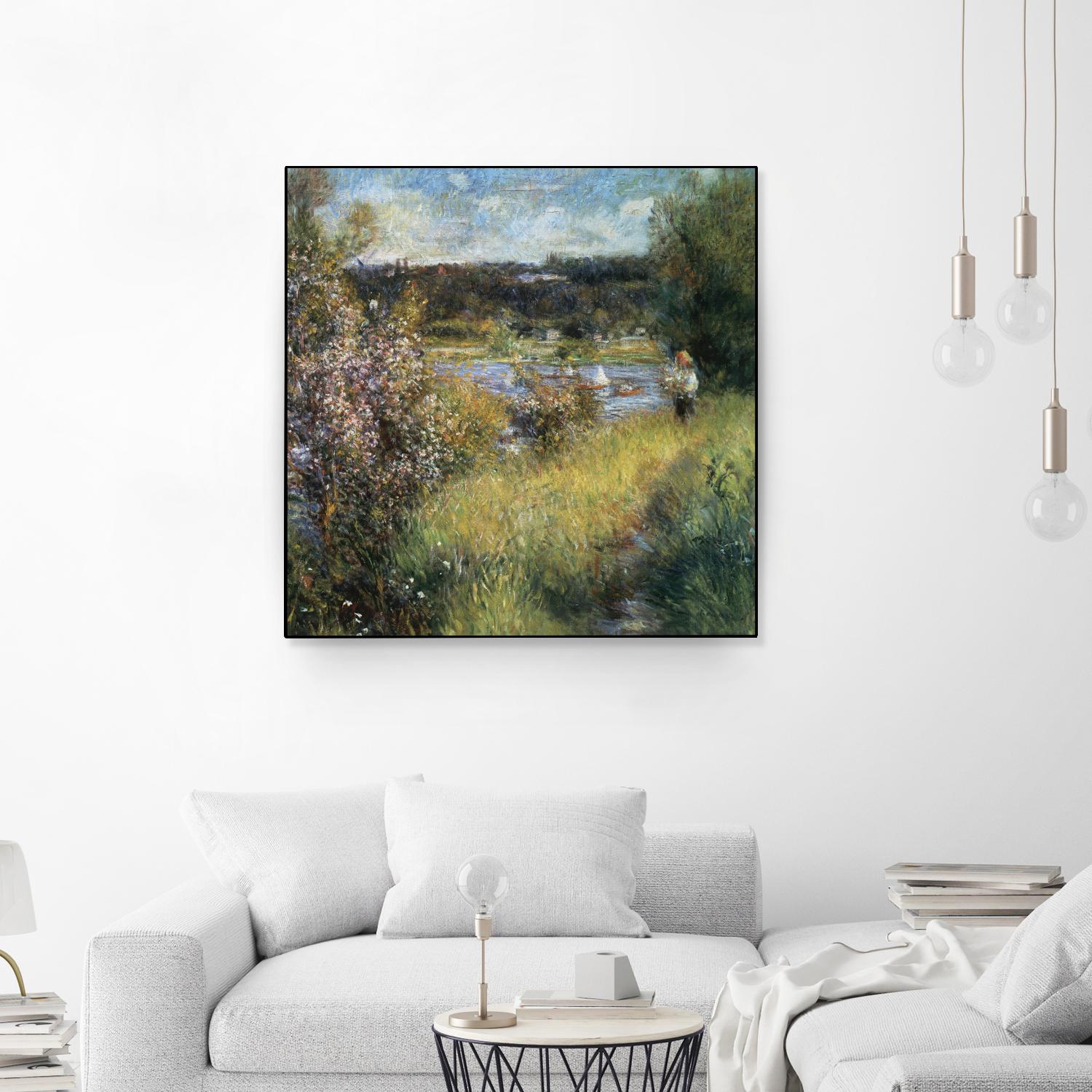 La Seine à Chatou by Auguste Renoir on GIANT ART - green masters