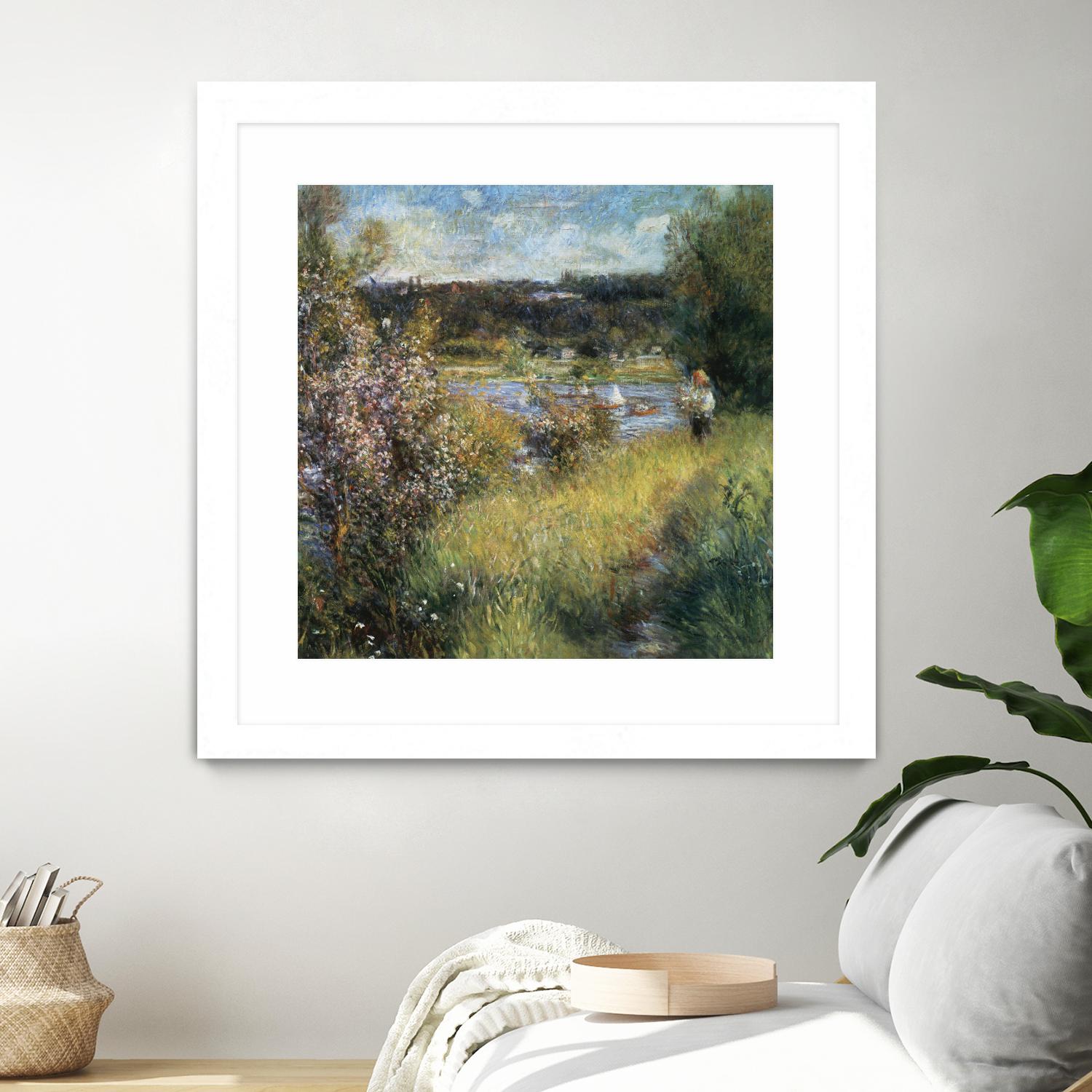 La Seine à Chatou by Auguste Renoir on GIANT ART - green masters