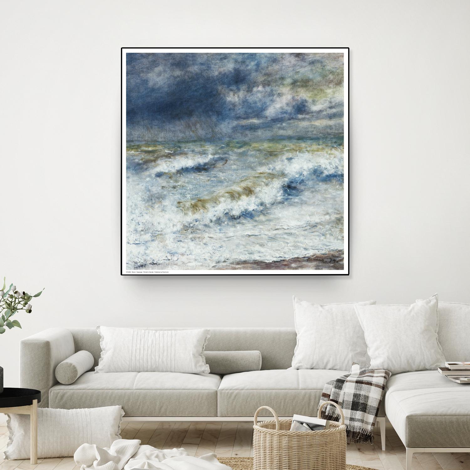 Seascape by Auguste Renoir on GIANT ART - green master